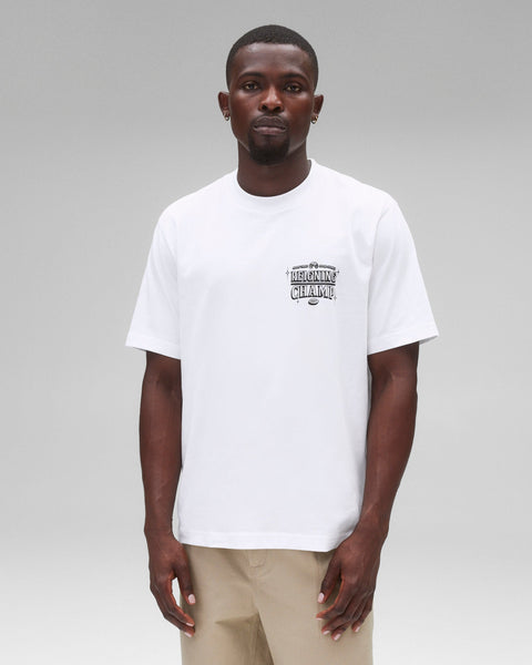 【Reigning Champ】Earnest Ice Cream・半袖コットンＴシャツ Men's T-shirts | Reigning Champ JP