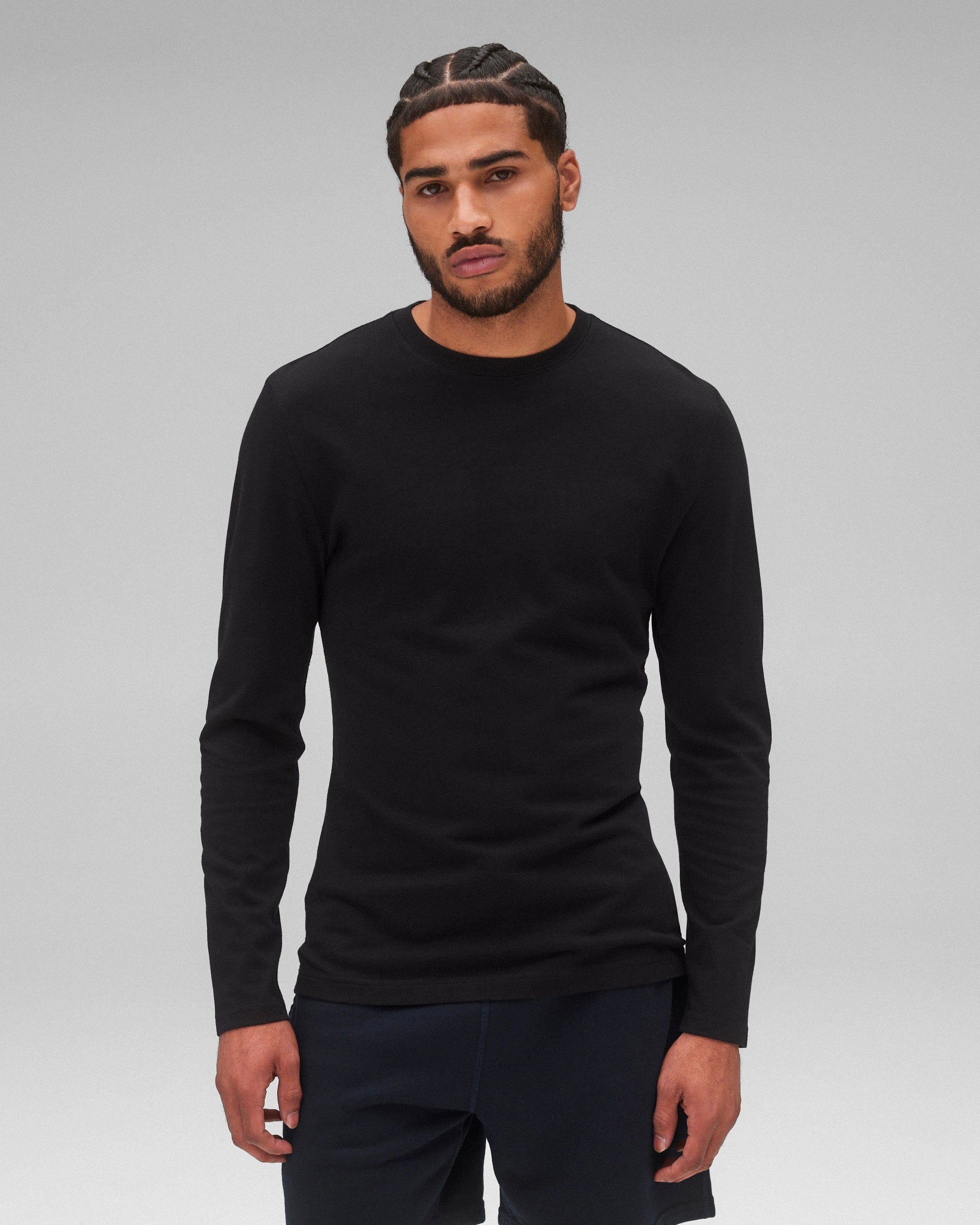 Supima Jersey Pennant Long Sleeve