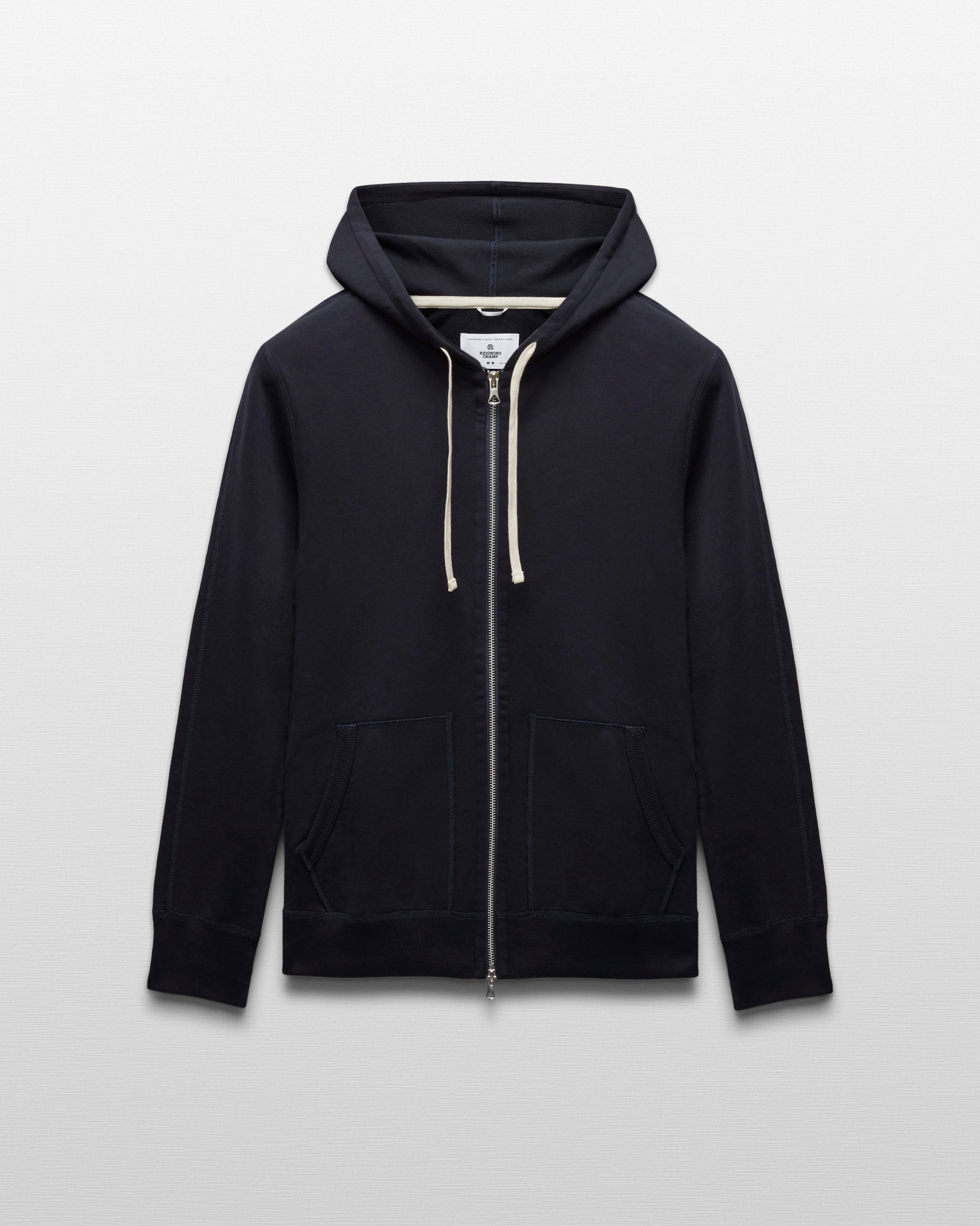 Midweight Terry Slim Zip Hoodie - Original