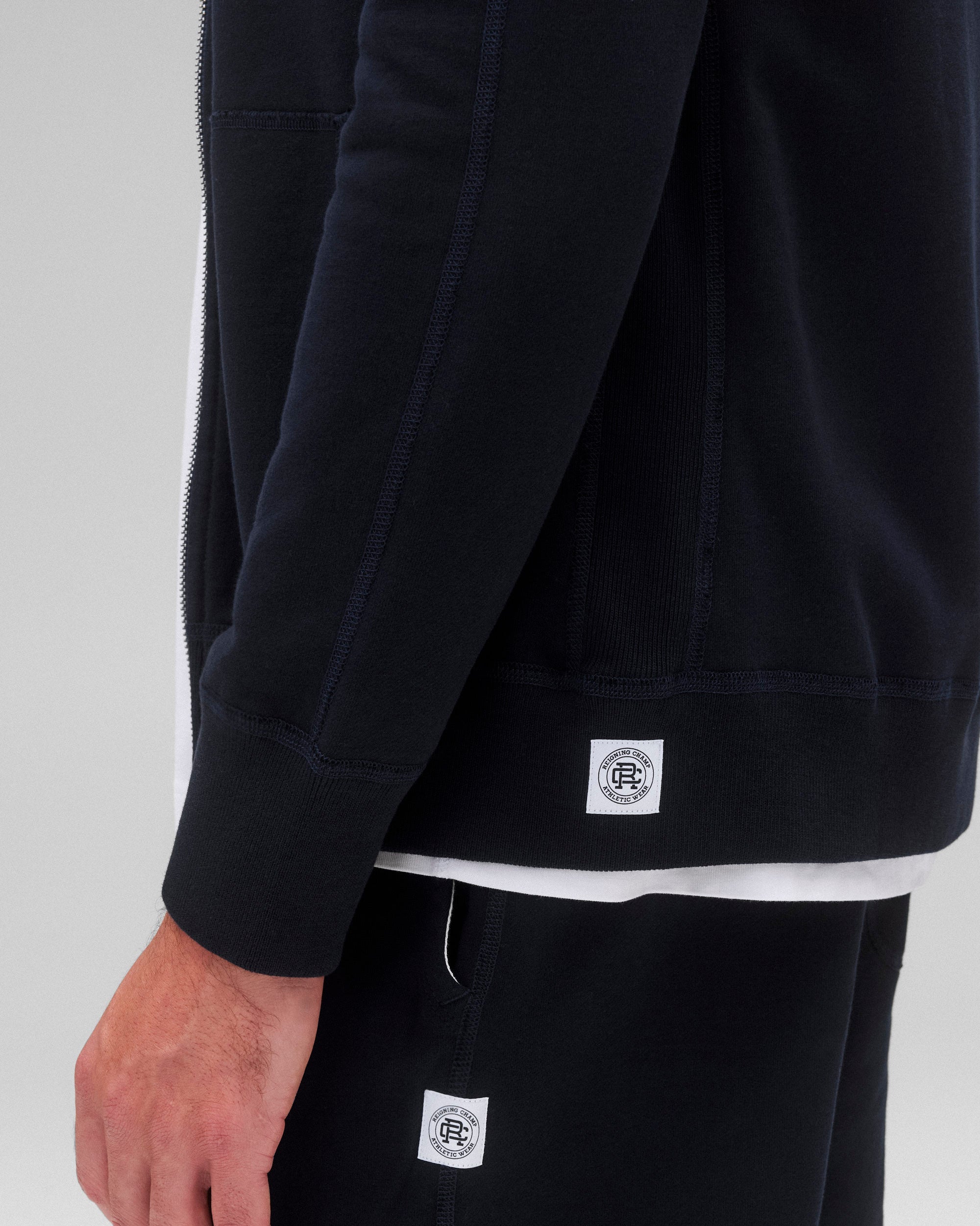 Midweight Terry Slim Zip Hoodie - Original