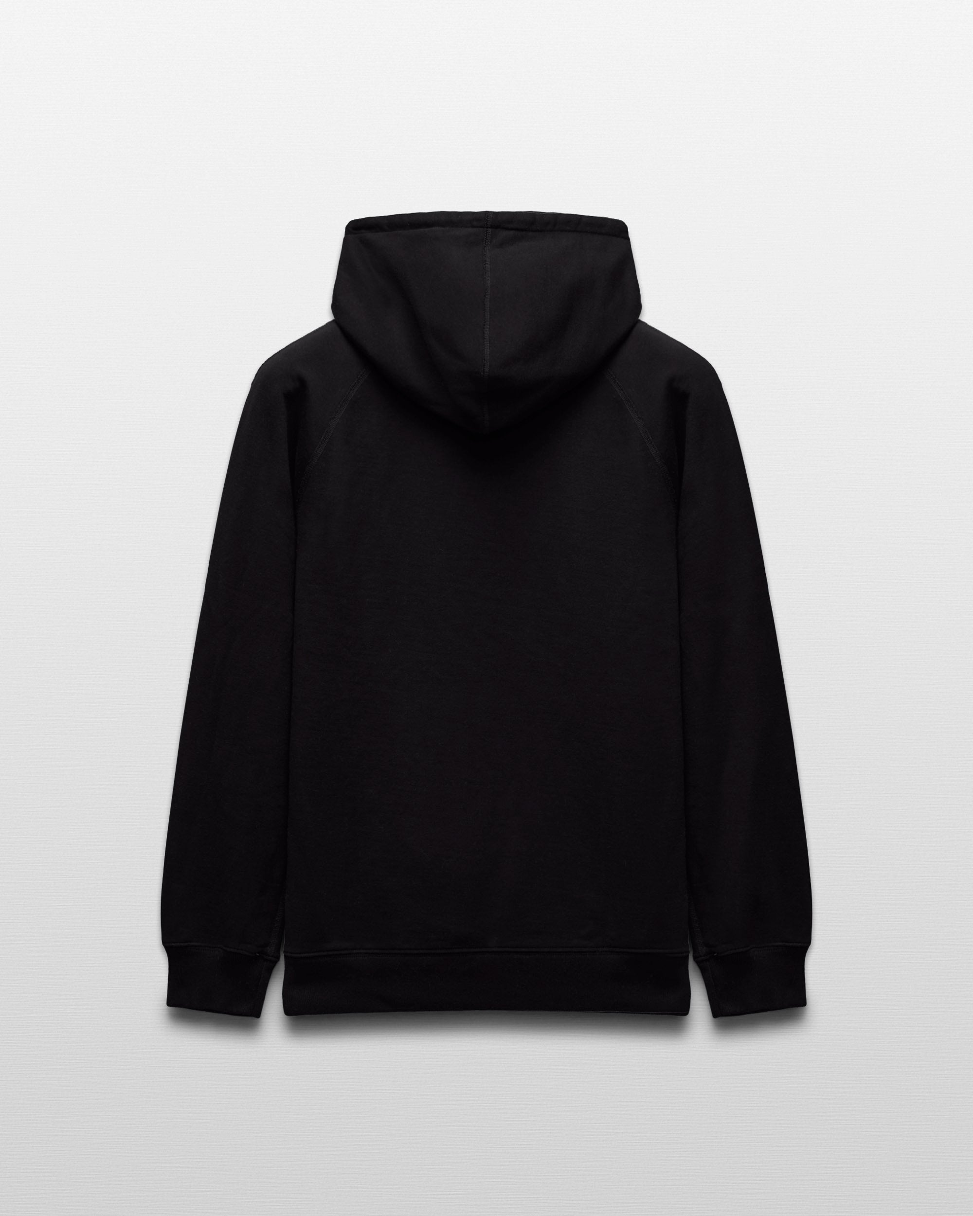 Kyoto Black Midweight Terry Classic Hoodie