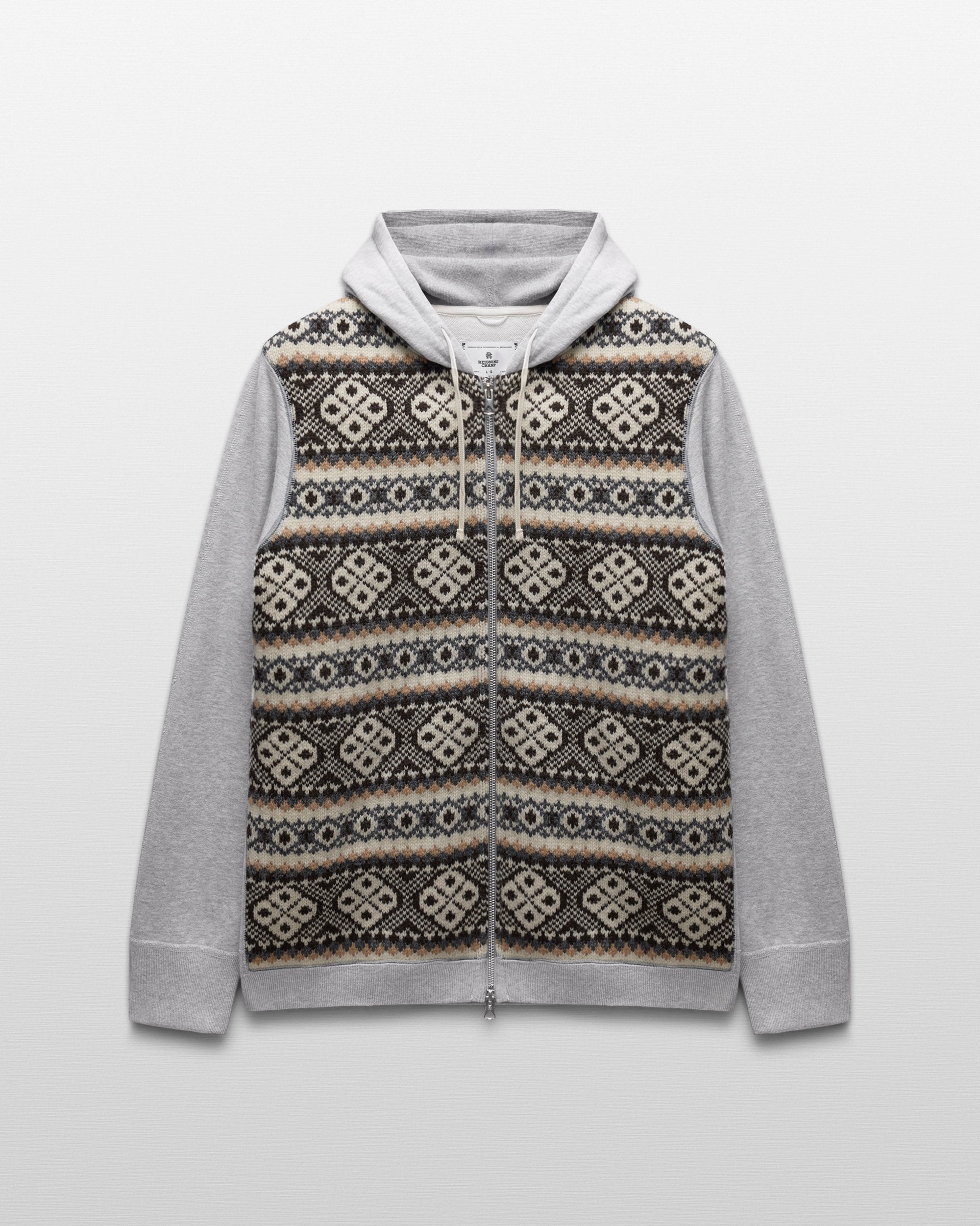 Junya Watanabe Shetland Wool Slim Zip Hoodie