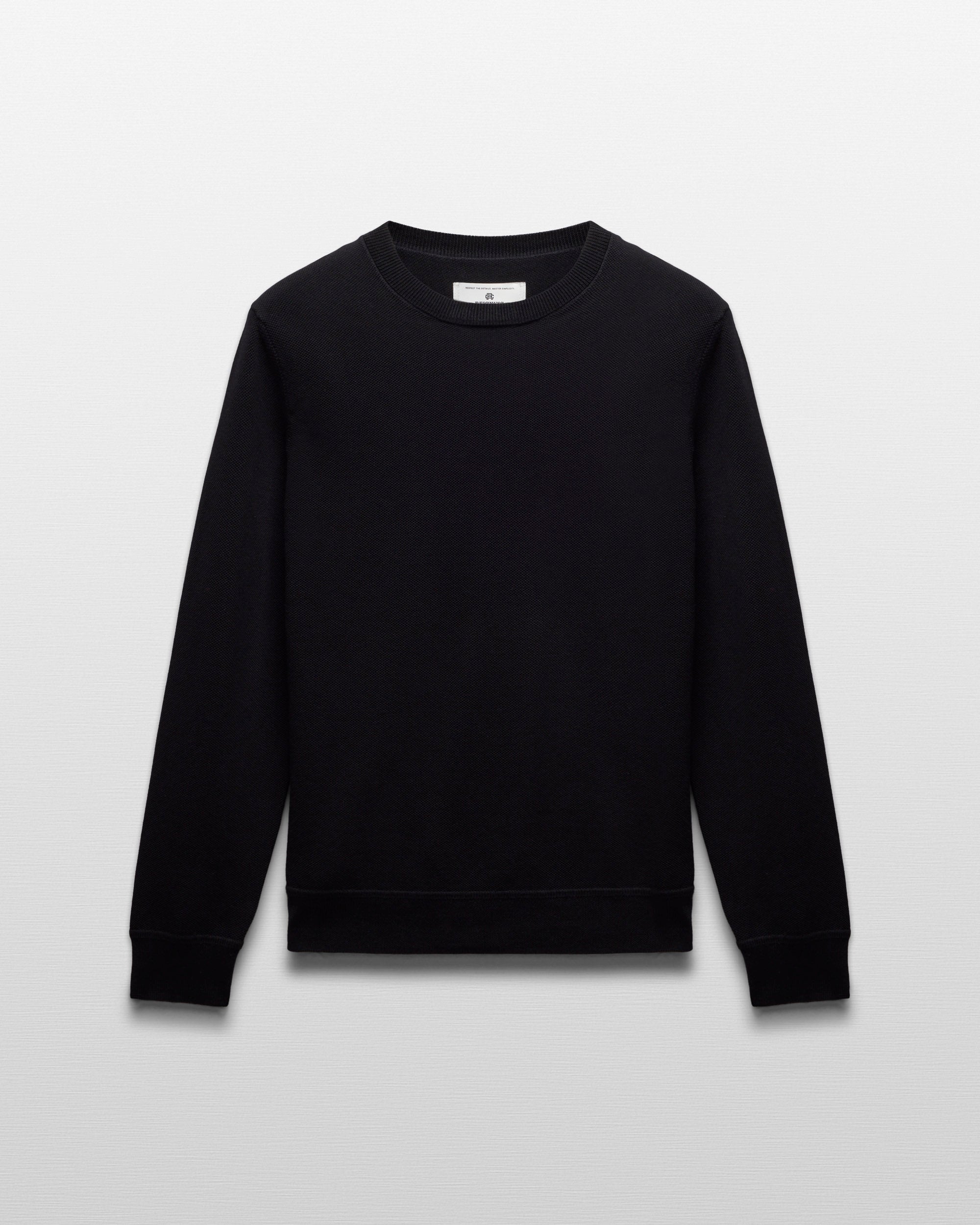 Supima Pique Ace Crewneck