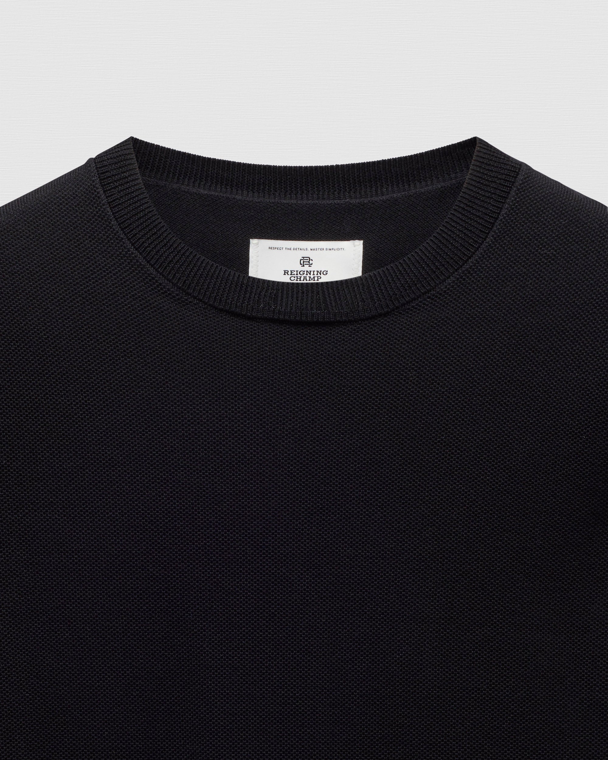 Supima Pique Ace Crewneck