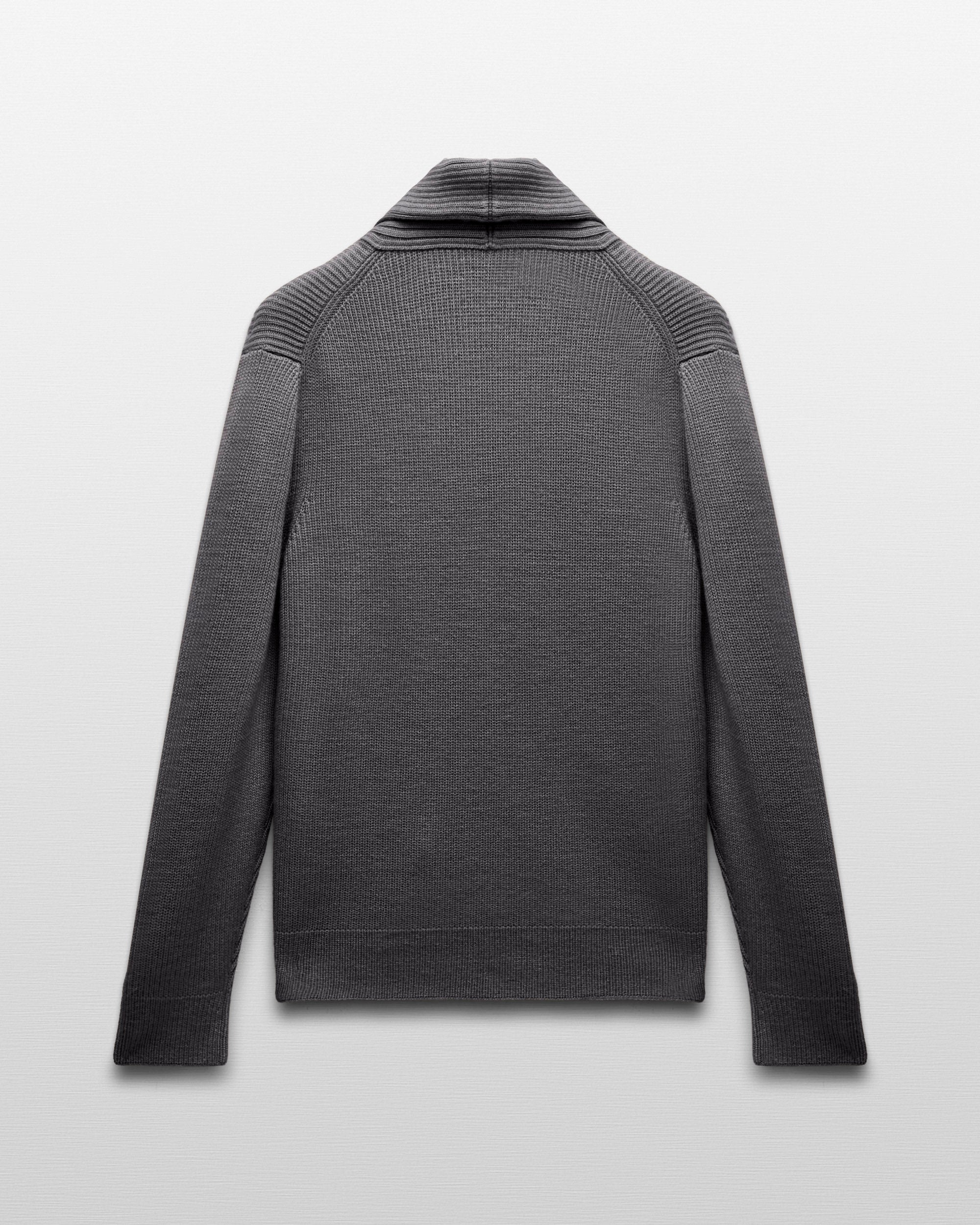 Merino Rib Vinnie Shawl Cardigan