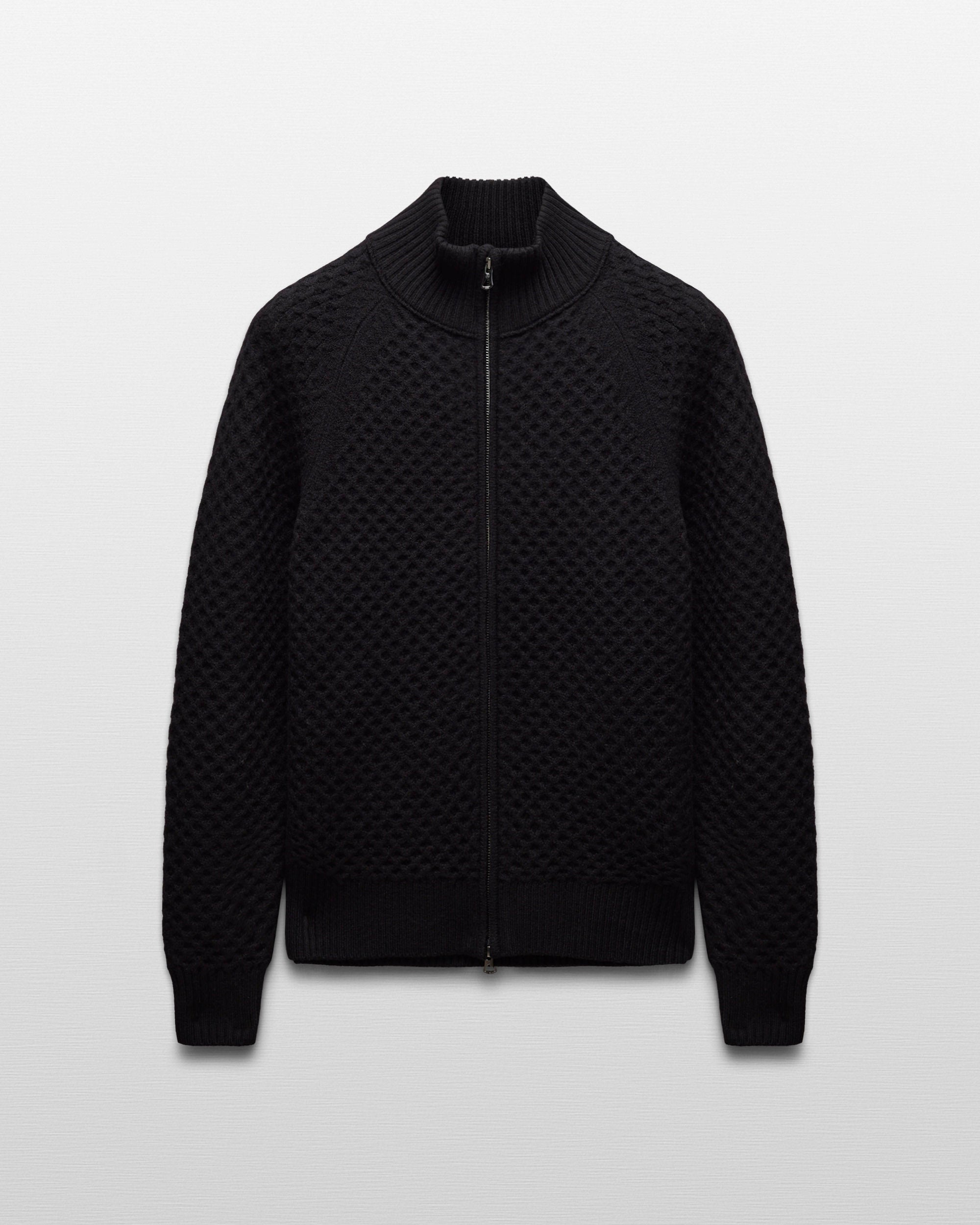 Merino Honeycomb Track Jacket