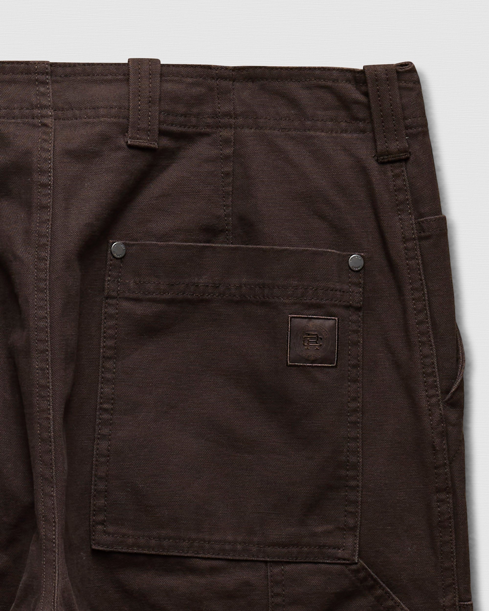 Cotton Canvas Relaxed Double Knee Pant