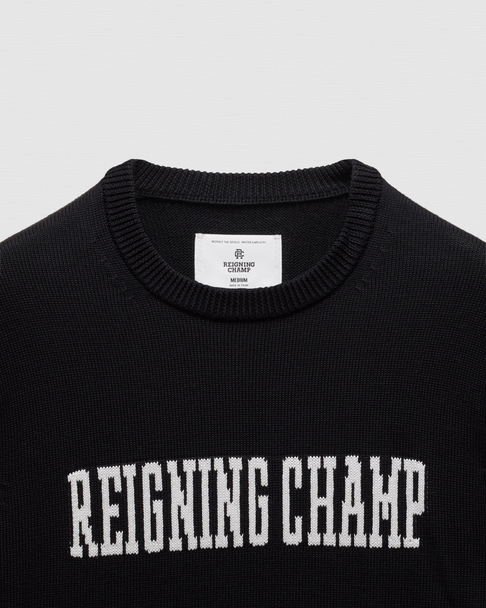 Supima Knit Collegiate Crewneck
