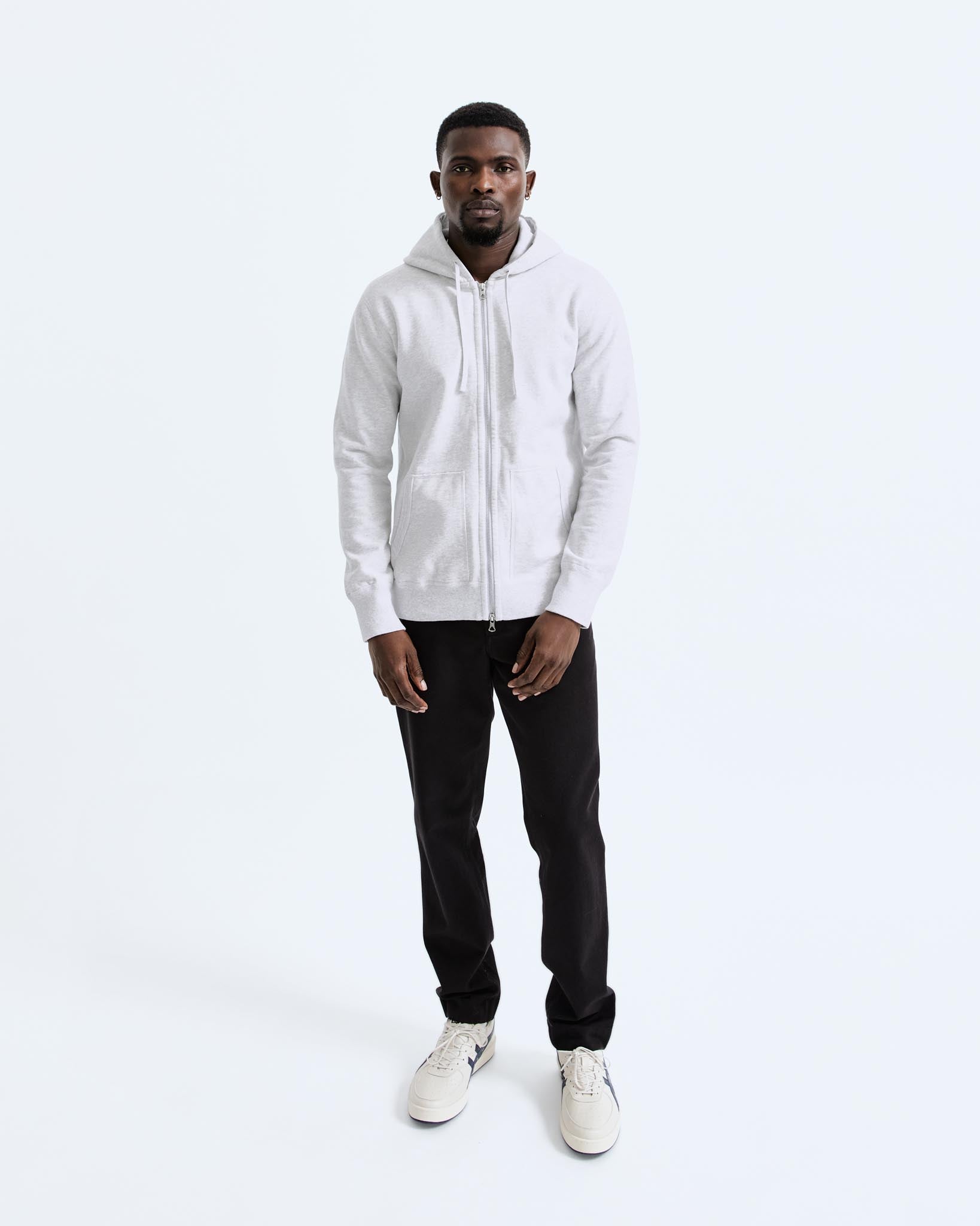 Midweight Terry Slim Zip Hoodie - Original