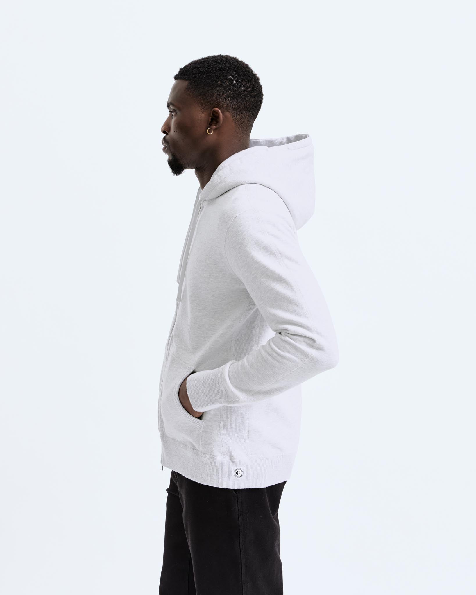 Midweight Terry Slim Zip Hoodie - Original
