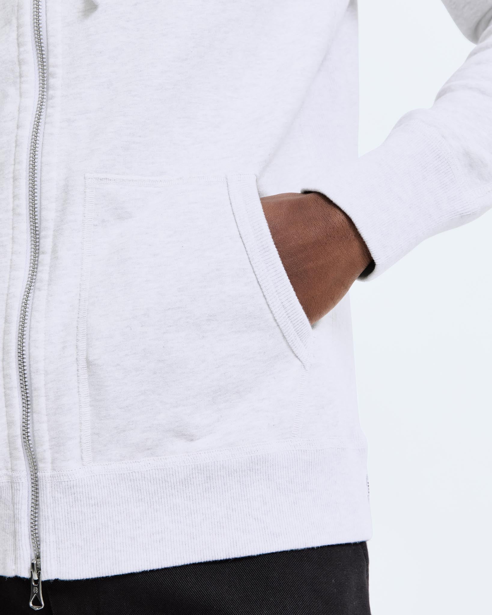Midweight Terry Slim Zip Hoodie - Original