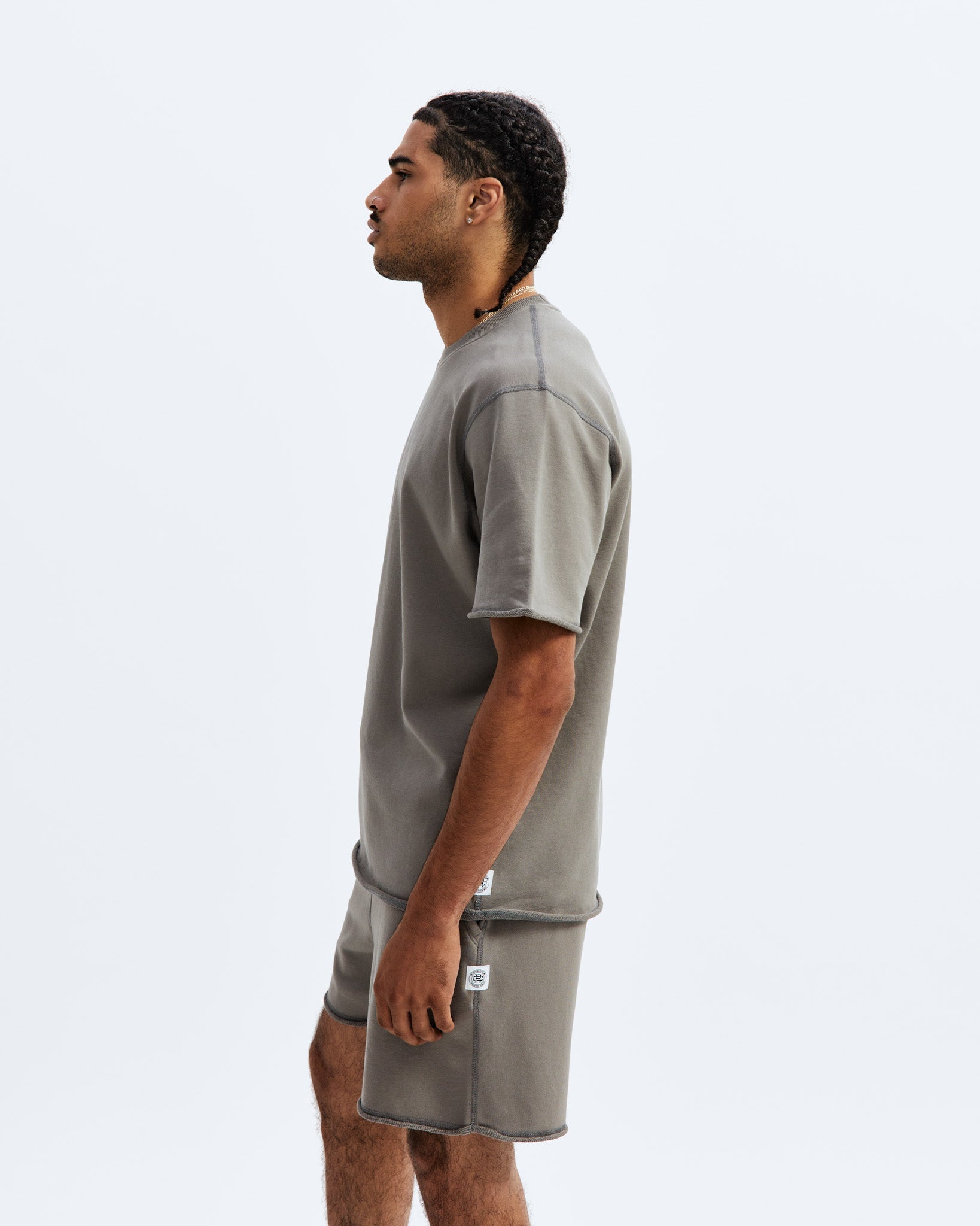 Lightweight Terry Cut-Off T-shirt