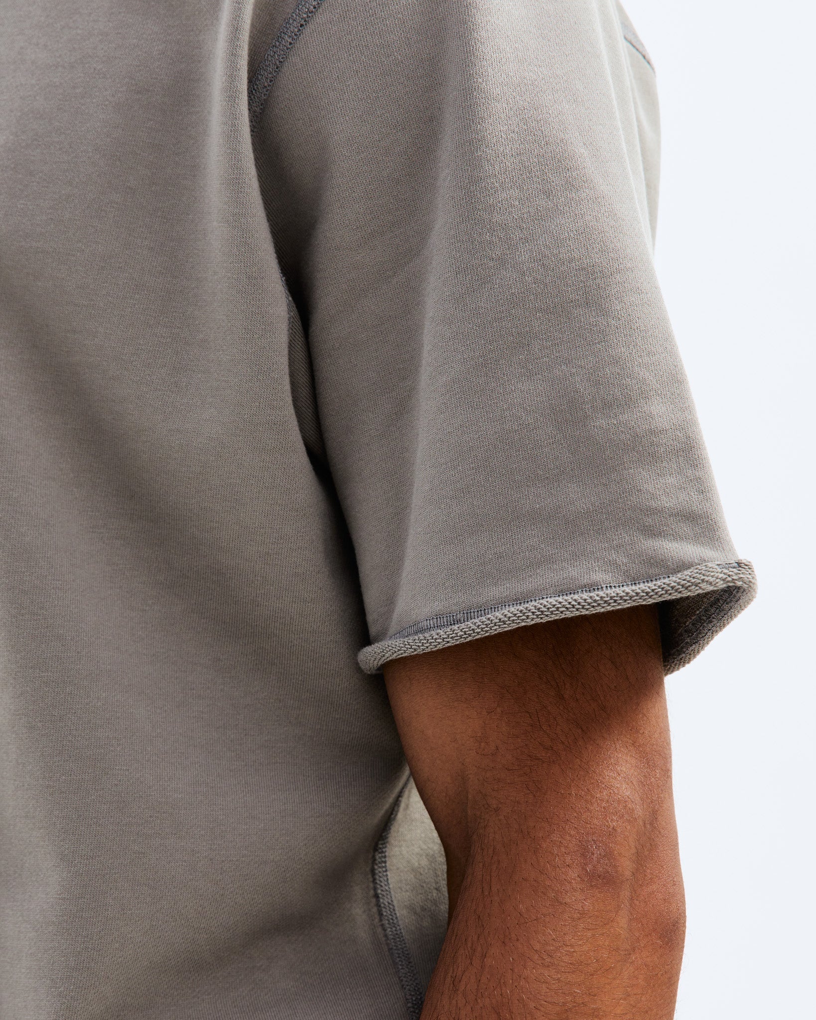 Lightweight Terry Cut-Off T-shirt