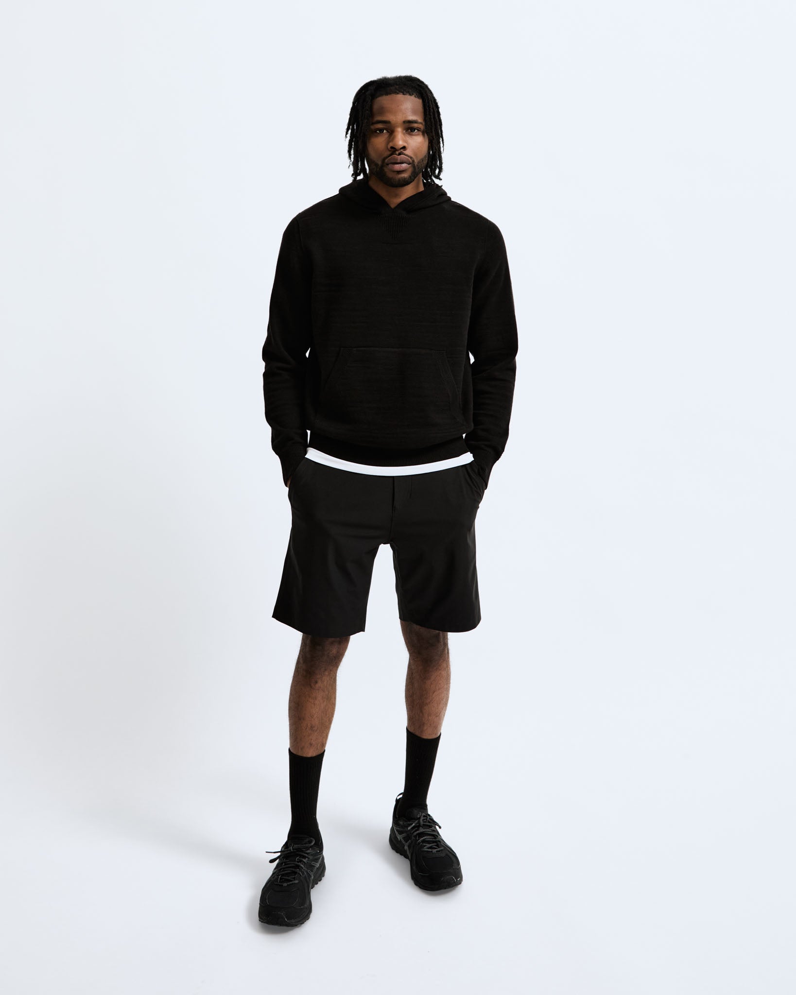 Stretch Warp Knit Standard Coach's Short 9"