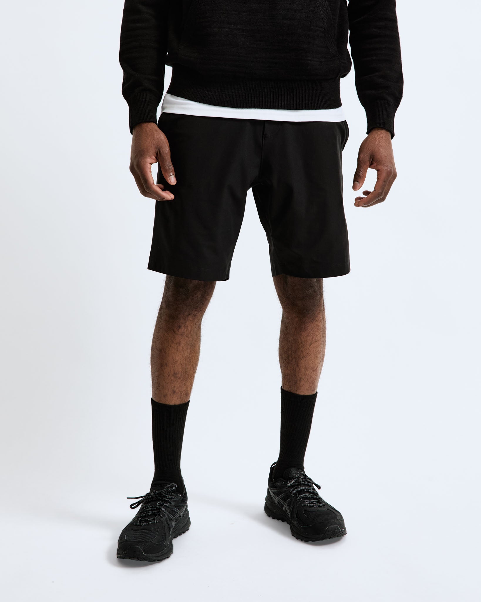 Stretch Warp Knit Standard Coach's Short 9"