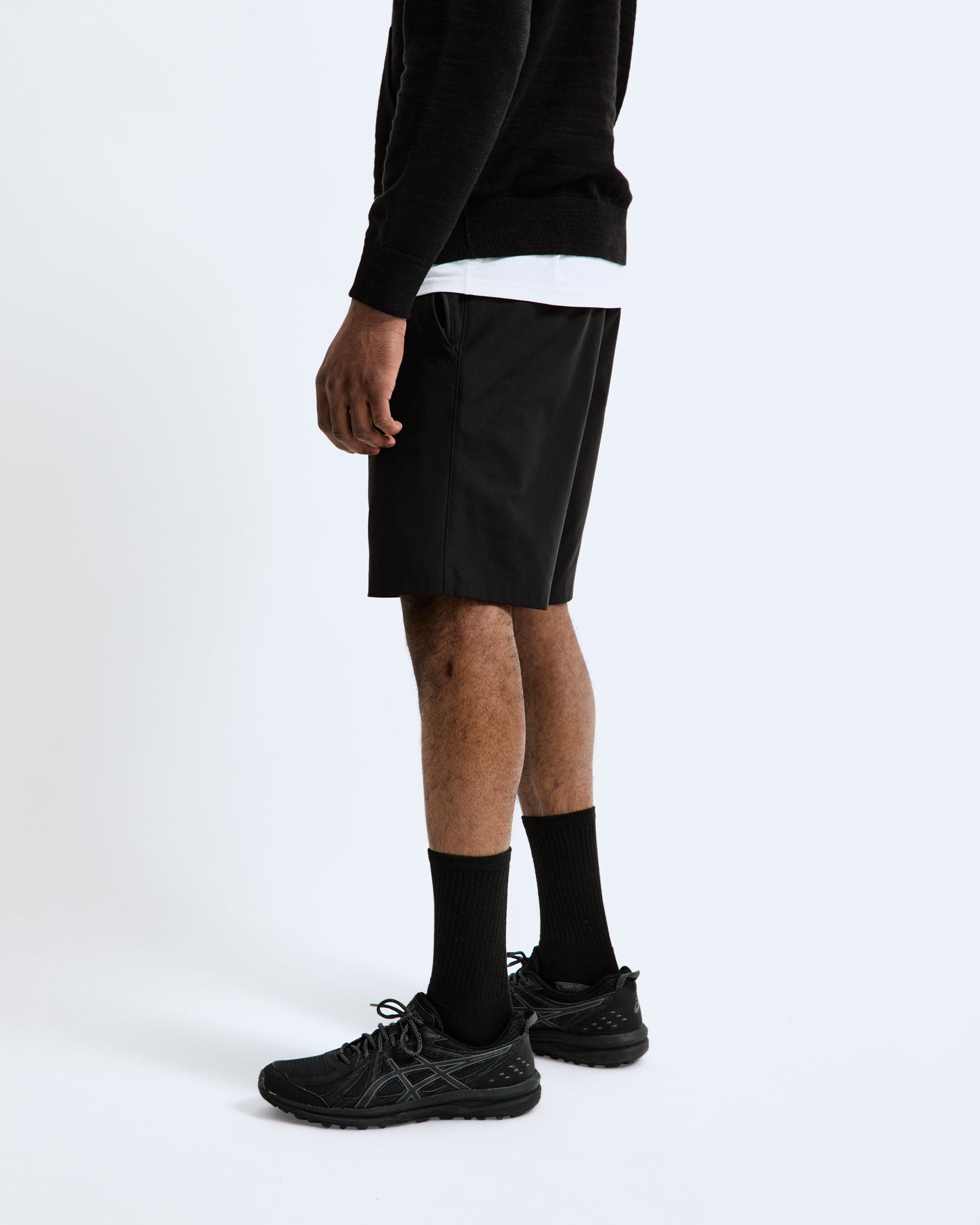 Stretch Warp Knit Standard Coach's Short 9"