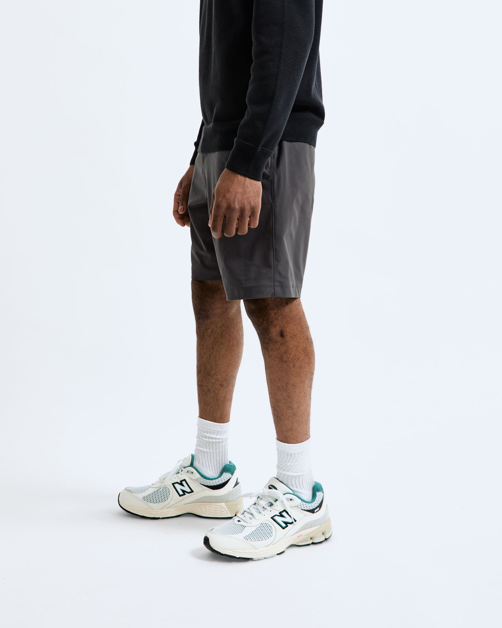 Stretch Warp Knit Standard Coach's Short 9"