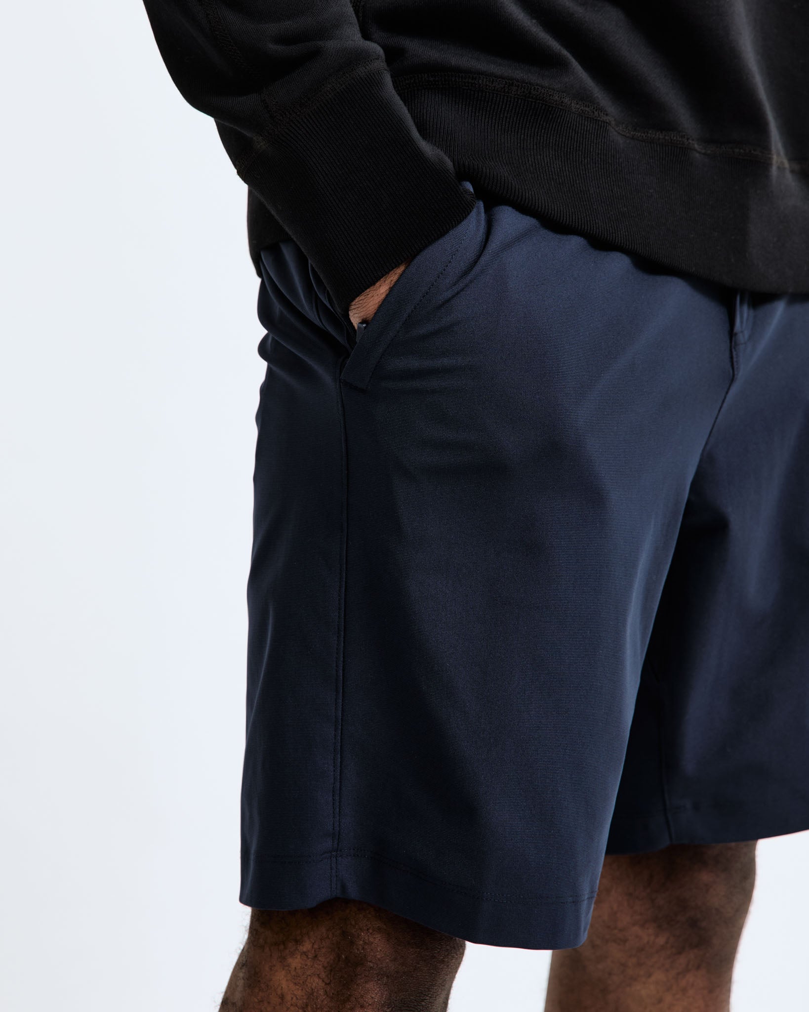 Stretch Warp Knit Standard Coach's Short 9"