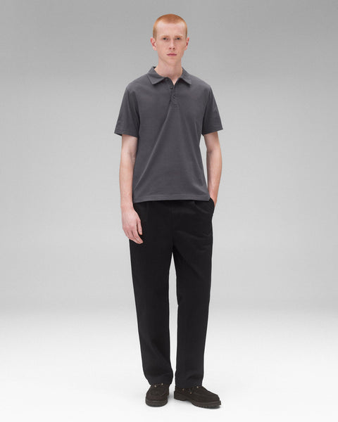REIGNING CHAMP ポロシャツ 紺 SOLOTEX MESH JPN SMU ポロシャツ（ポロシャツ）｜REIGNING