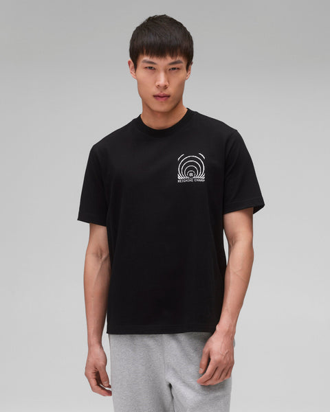 ●REIGNING CHAMP●Midweight JerseyウォーターカラーOG Tシャツ Reigning Champ | レイニングチャンプ】Midweight Jersey Water