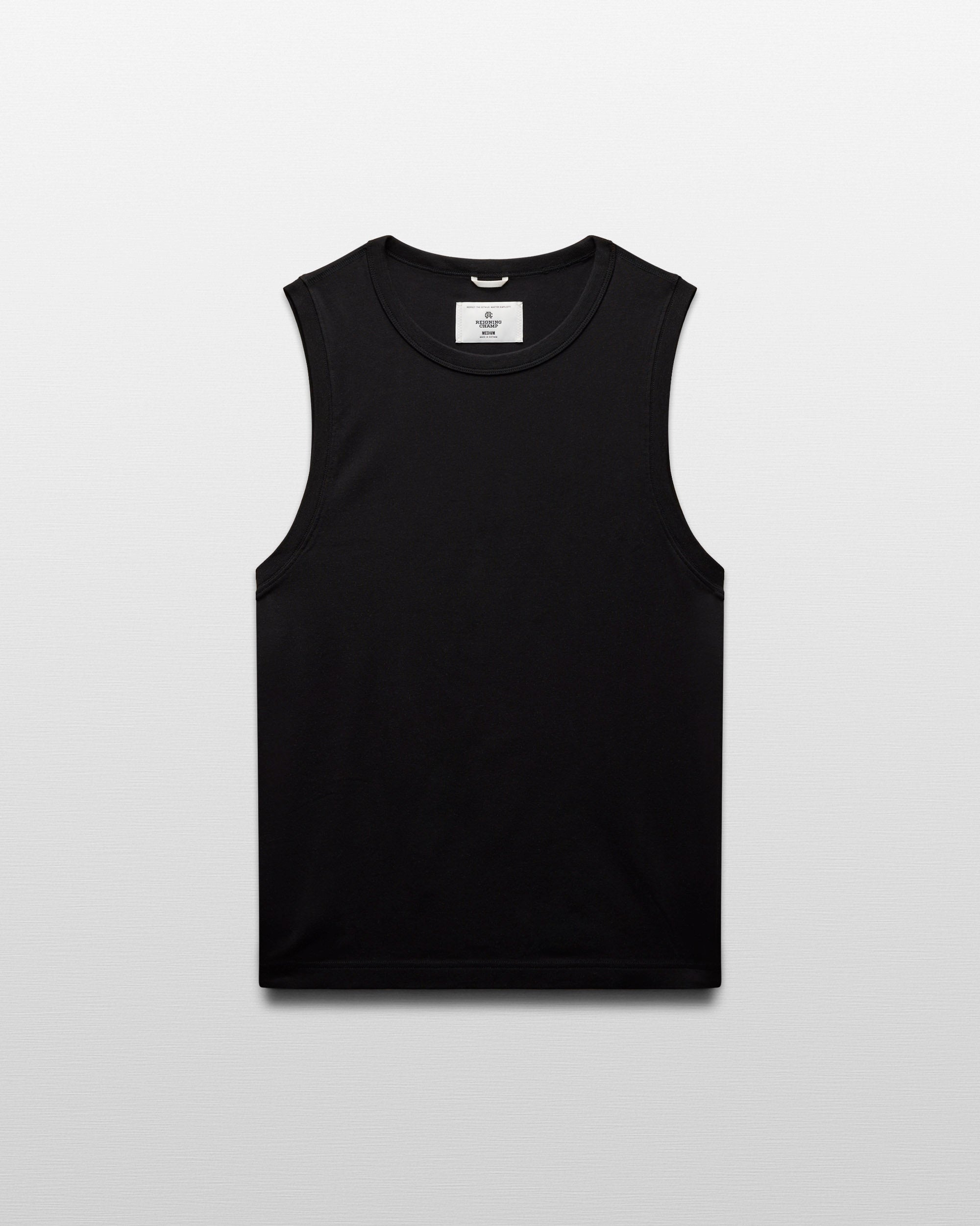 Dual Jersey Slim Sleeveless Shirt