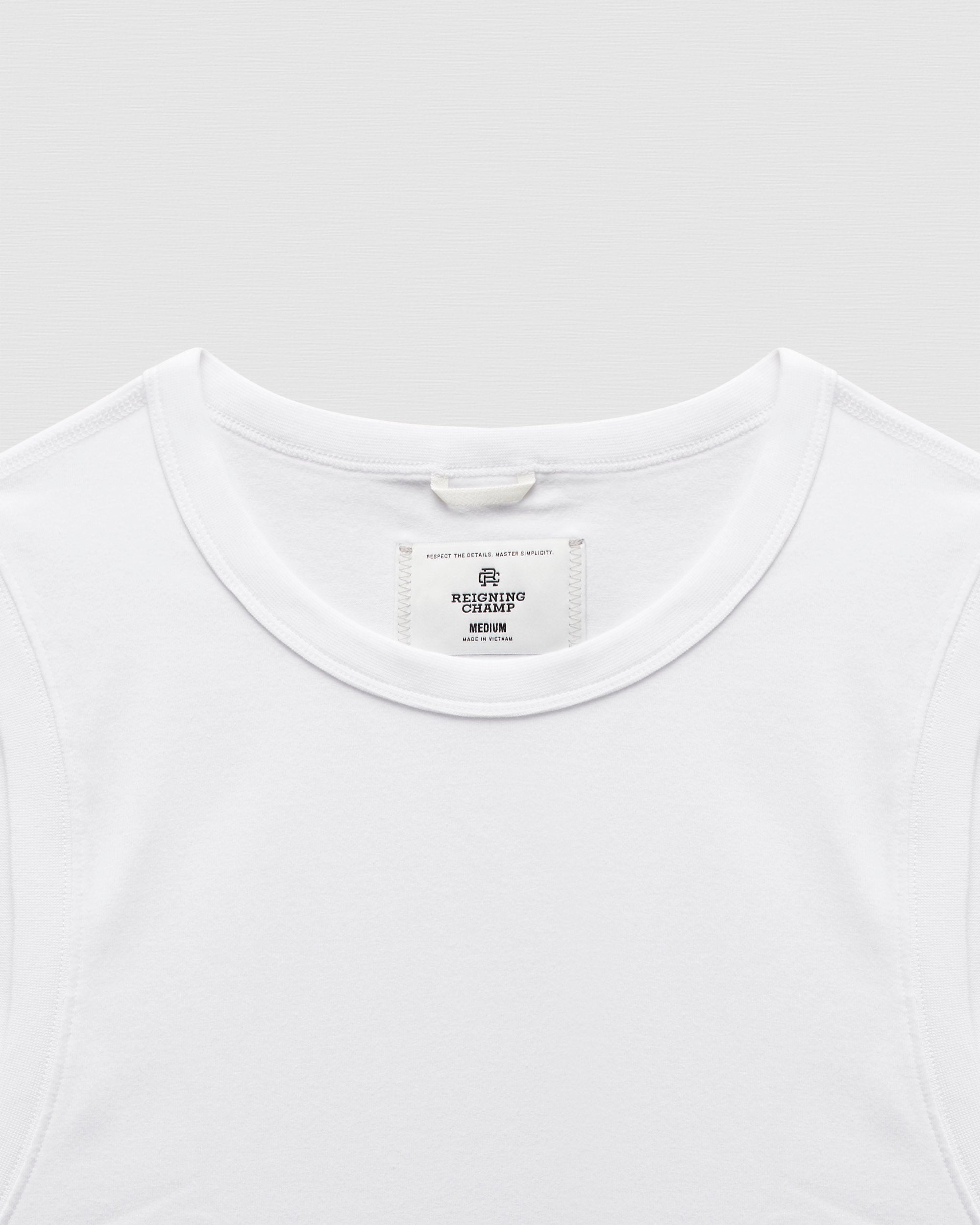 Dual Jersey Slim Sleeveless Shirt