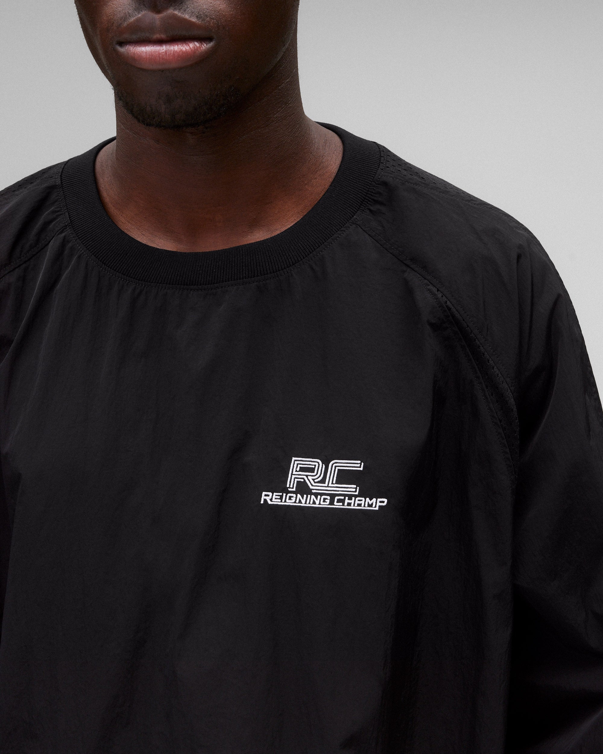 Crinkle Nylon Radar Standard Crewneck