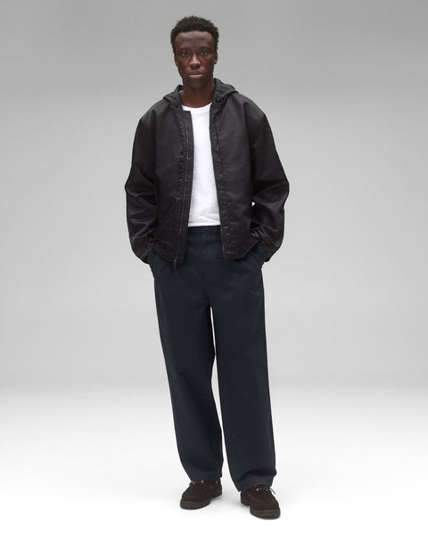 専用REIGNING CHAMP 撥水ナイロンフルジップジャケット ブラック L Reigning Champ | レイニングチャンプ】Nylon Twill Match Jacket