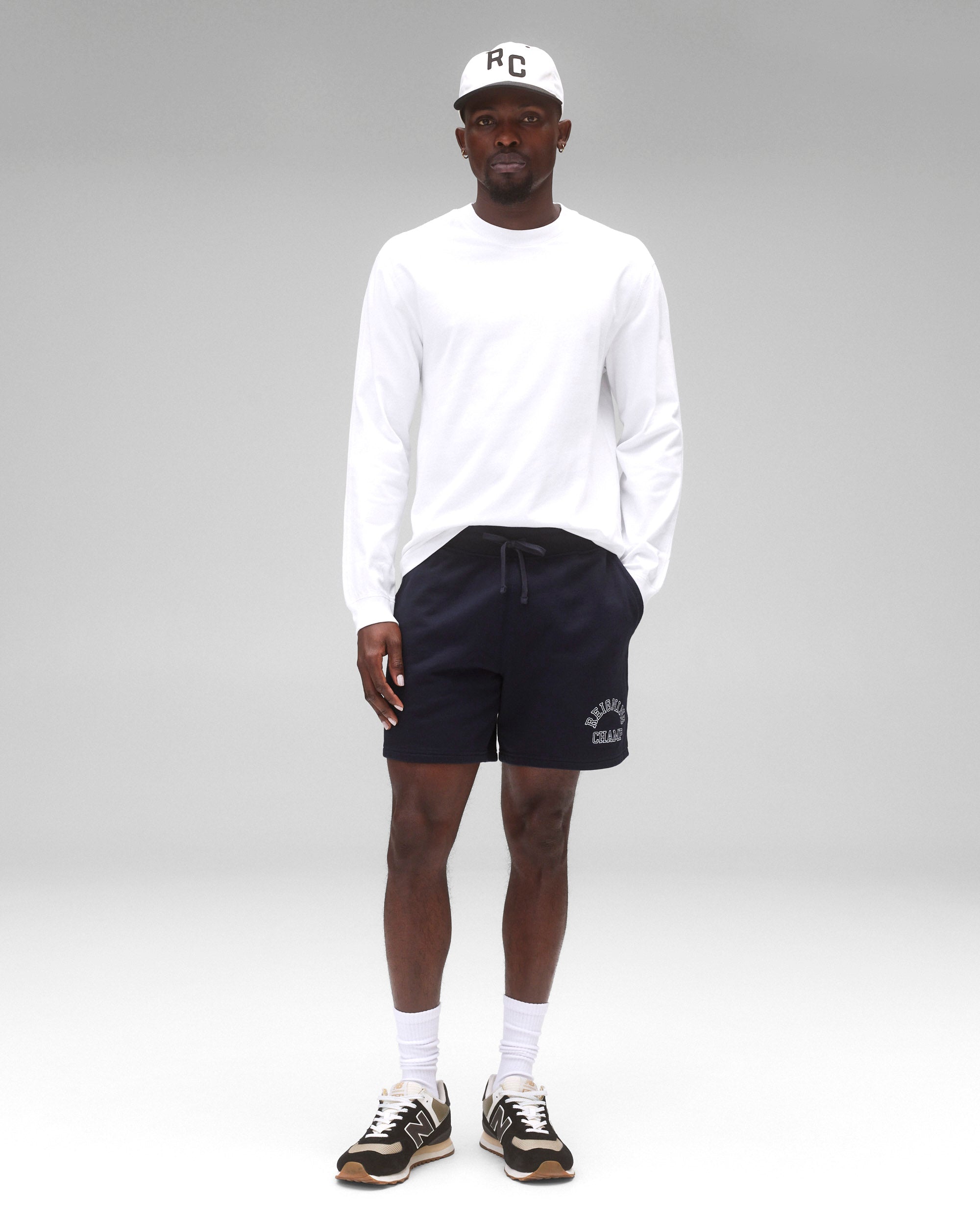Midweight Terry Arch Logo Standard Sweatshort 6"