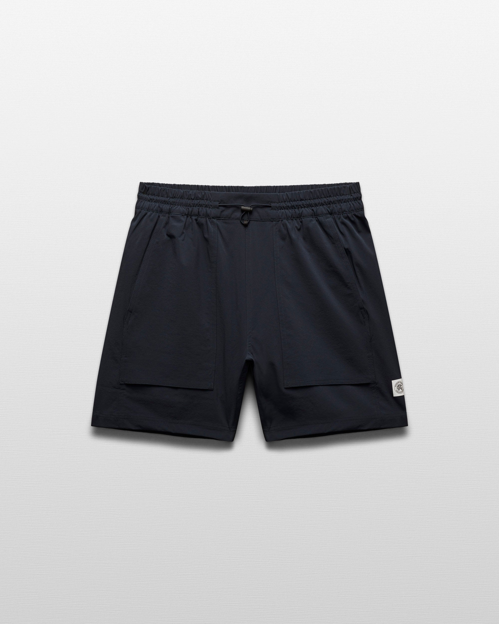 Stretch Nylon Utility Standard Swim Short 6"