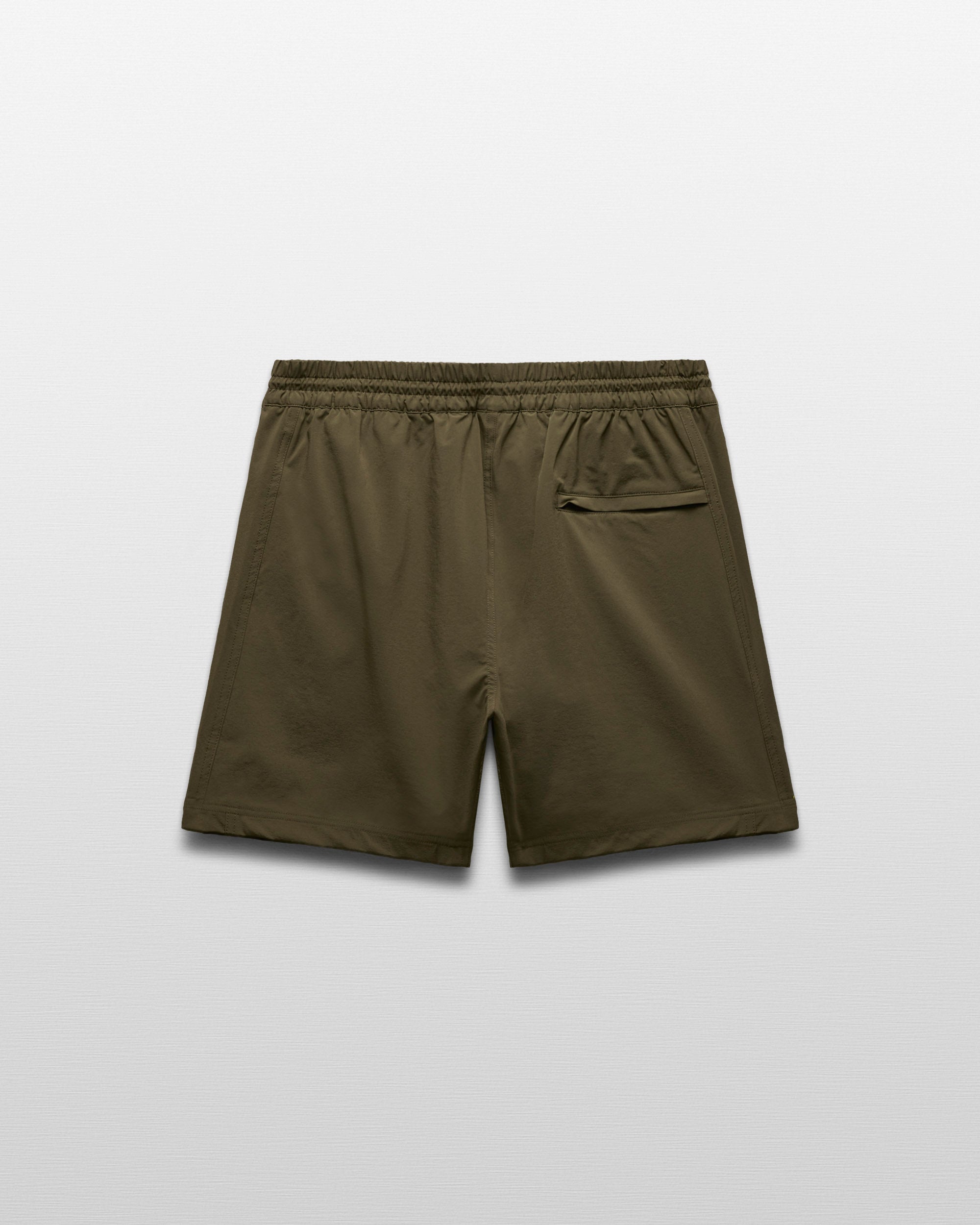 Stretch Nylon Utility Standard Swim Short 6"