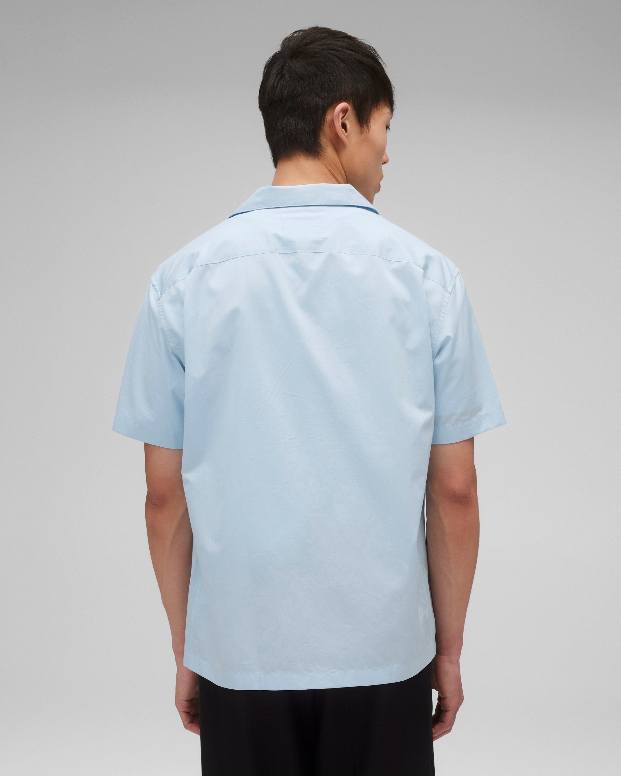 Cotton Poplin Palermo Relaxed Camp Shirt