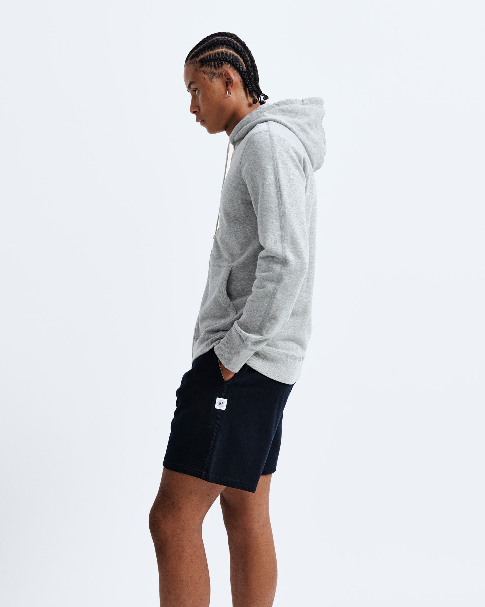 Midweight Terry Slim Zip Hoodie - Original