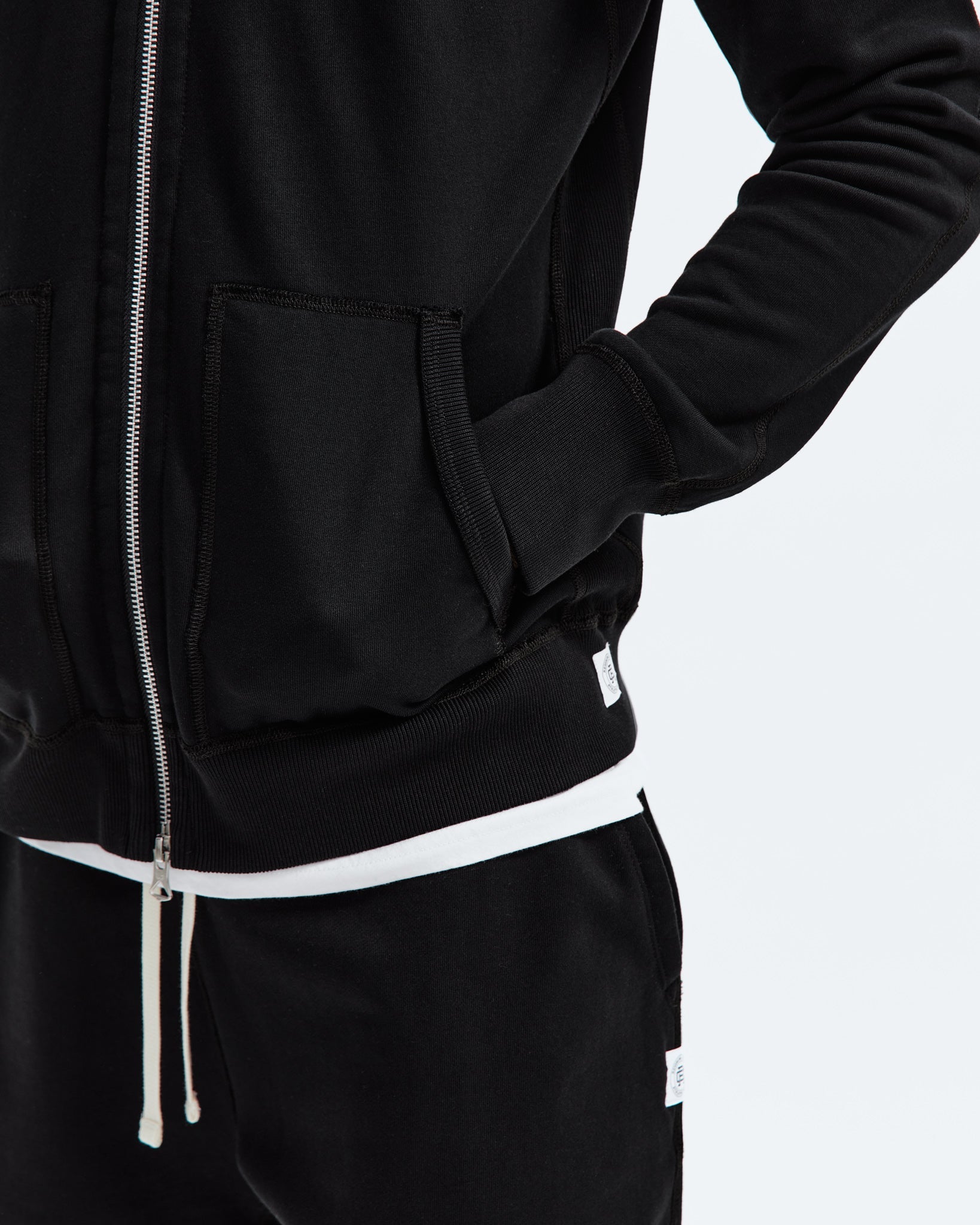 Midweight Terry Slim Zip Hoodie - Original