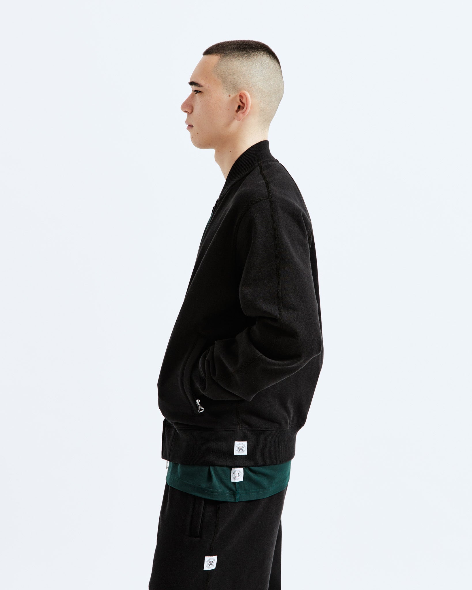 Heavyweight Fleece Bomber Jacket