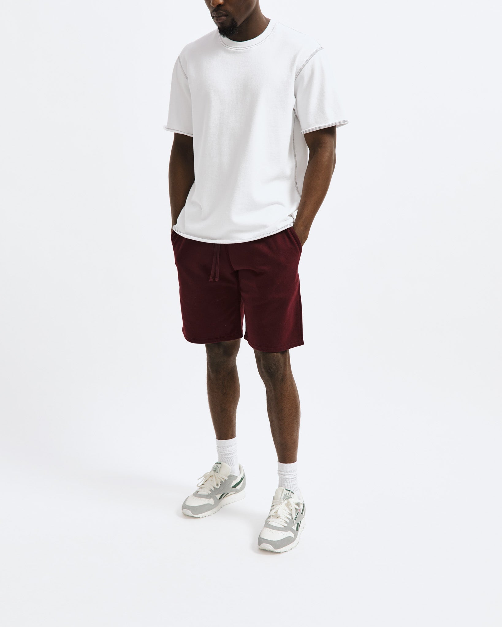 Lightweight Terry Cut-Off T-shirt
