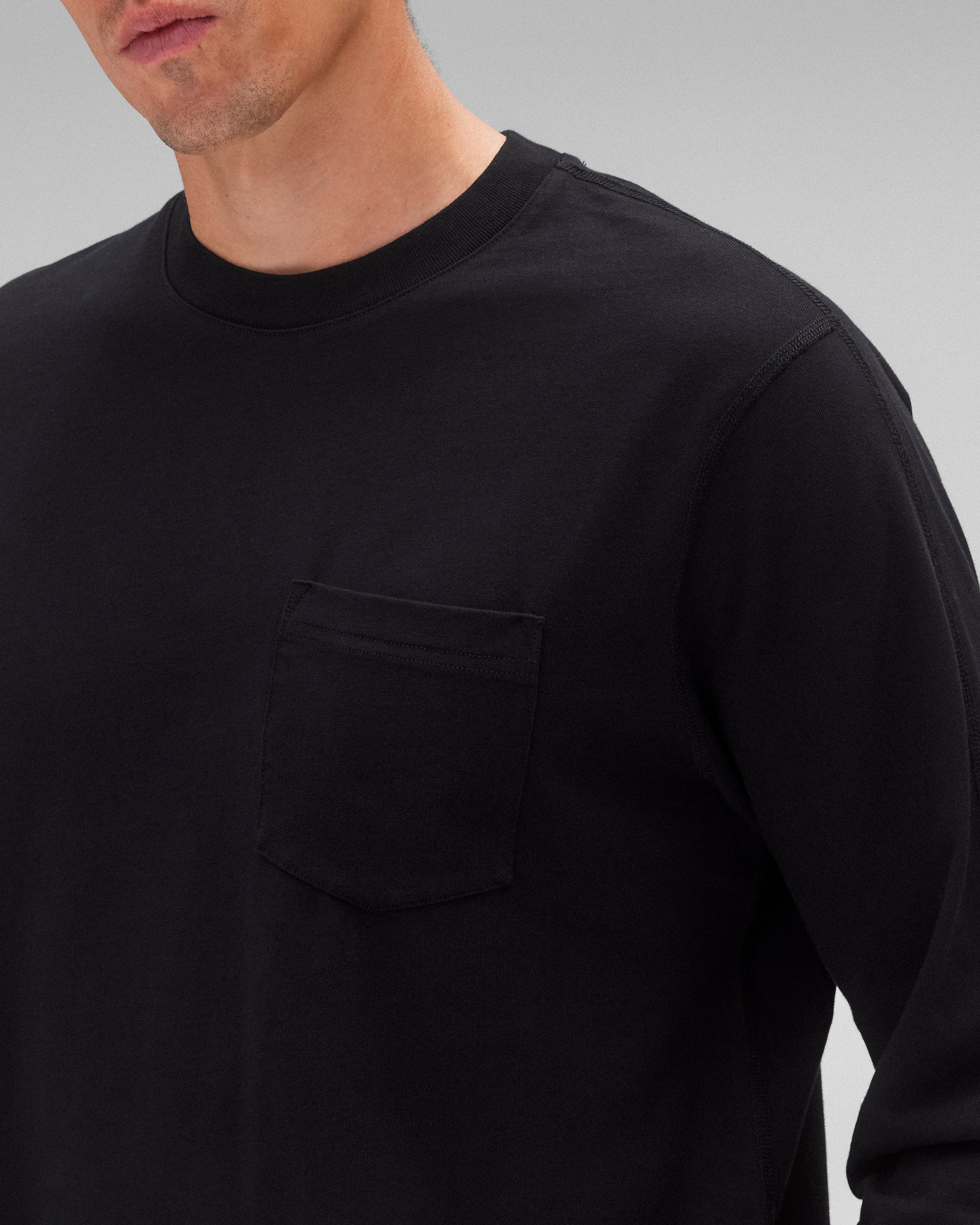 Midweight Jersey Standard Pocket Long Sleeve