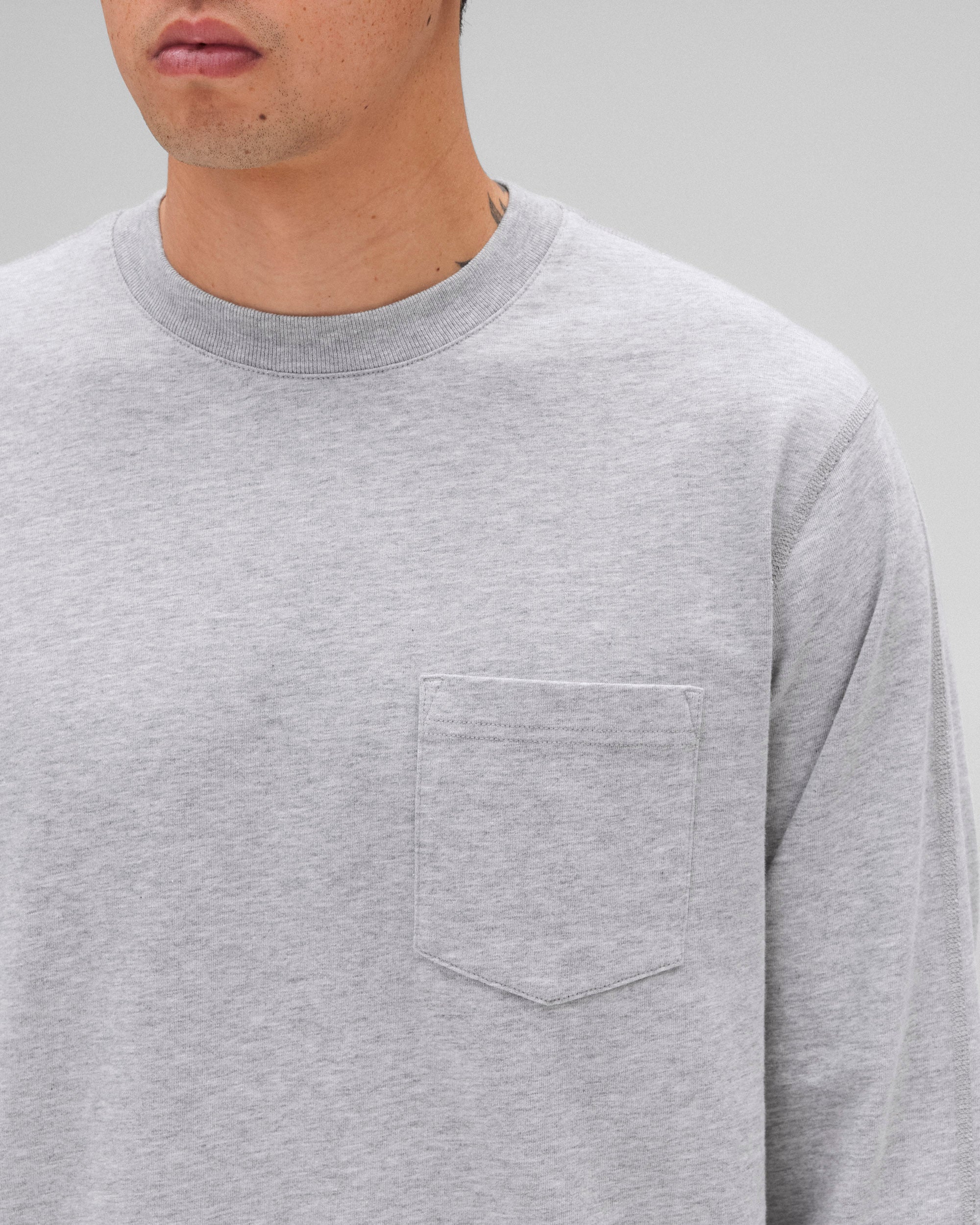 Midweight Jersey Standard Pocket Long Sleeve