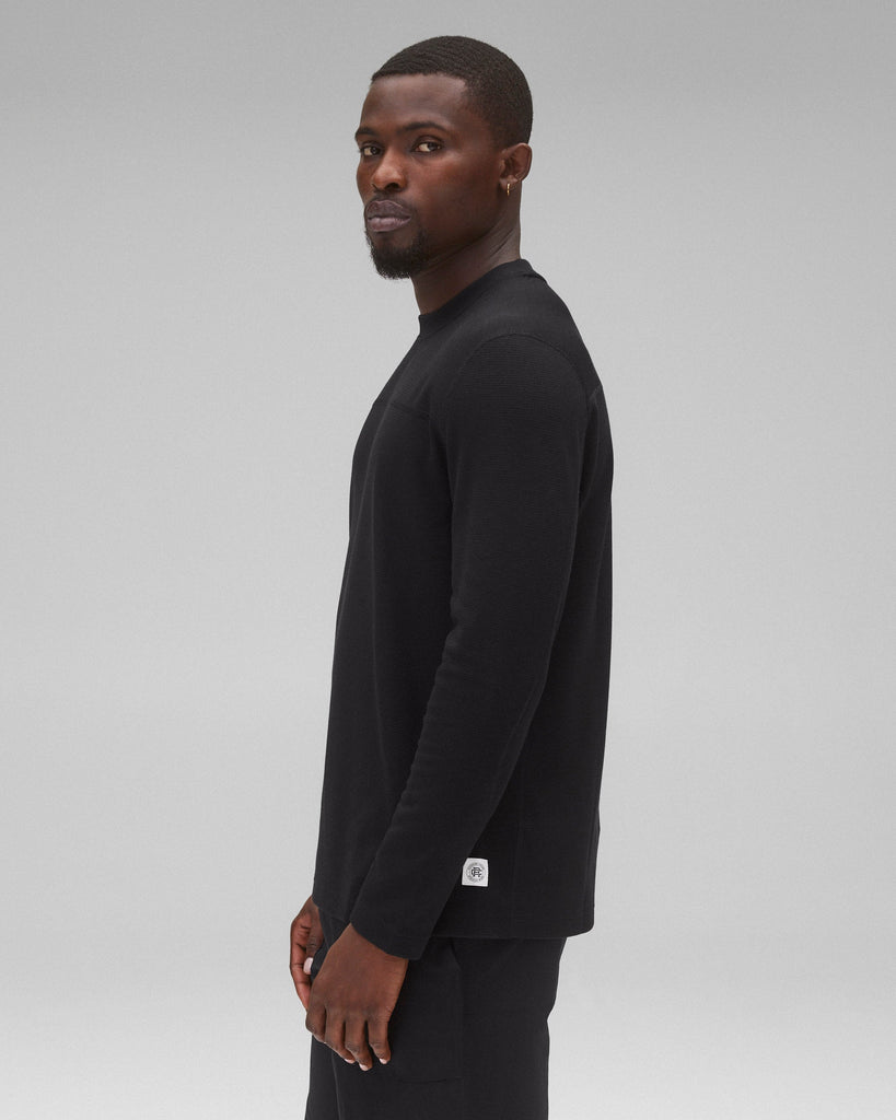 美品★ 麗　Rei レース　ウール100％ リブカットソー　黒 美品☆ 麗 Rei レース ウール100％ リブカットソー 黒 2_900__0083__