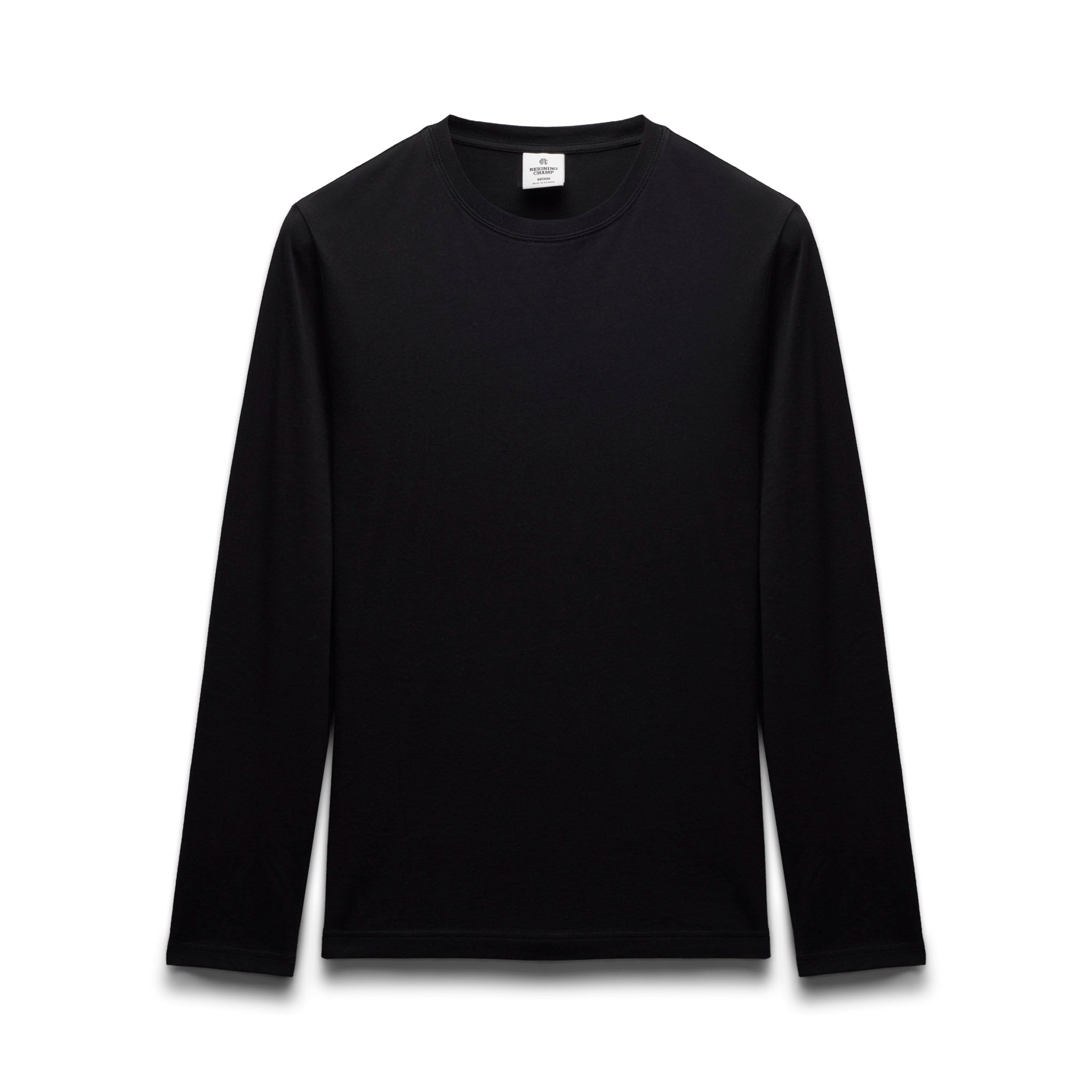 ●REIGNING CHAMP●Supima スーピマ ペナント スリム ロンT Supima Jersey Pennant Standard T-Shirt | Reigning Champ
