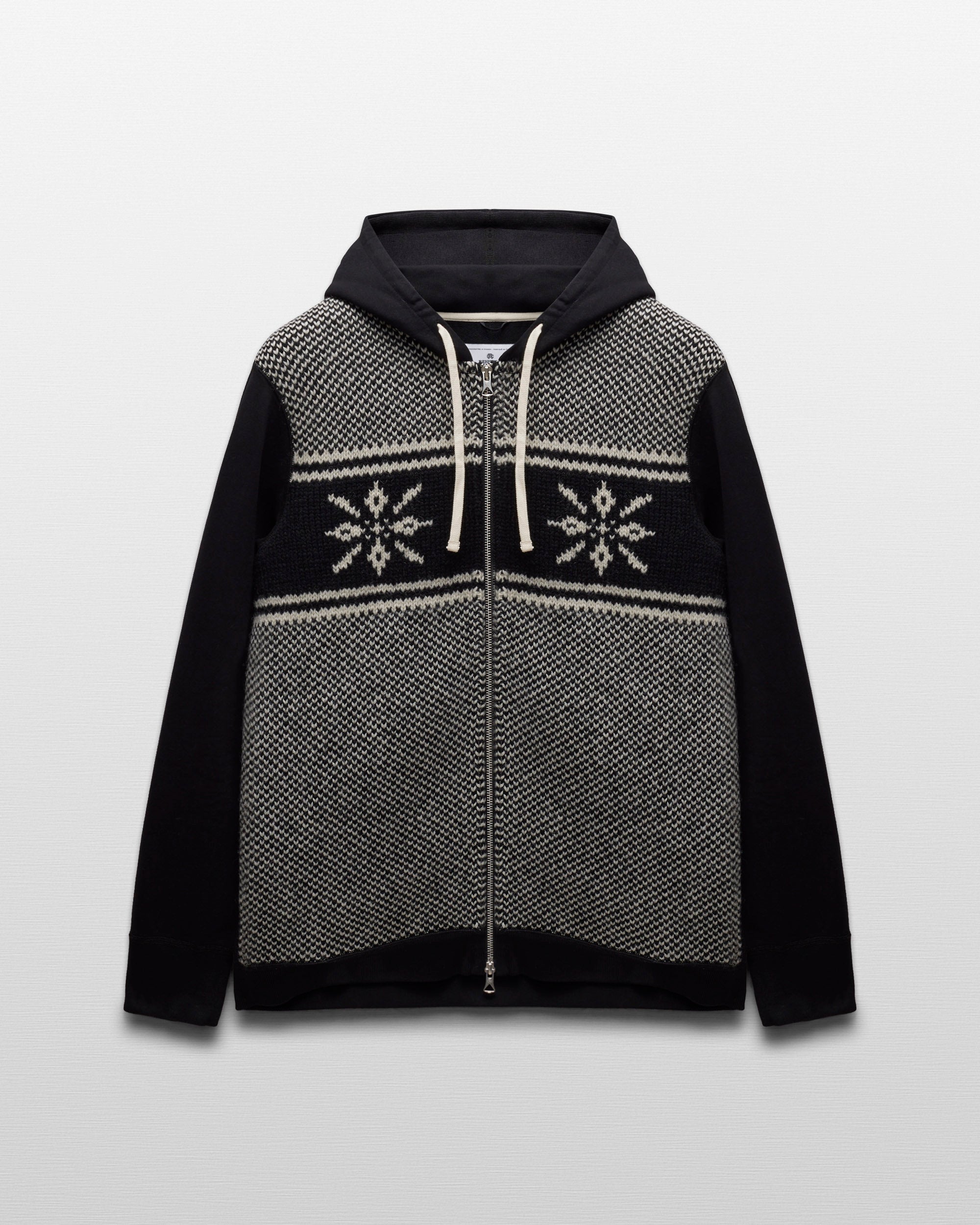 Junya Watanabe Shetland Wool Slim Zip Hoodie