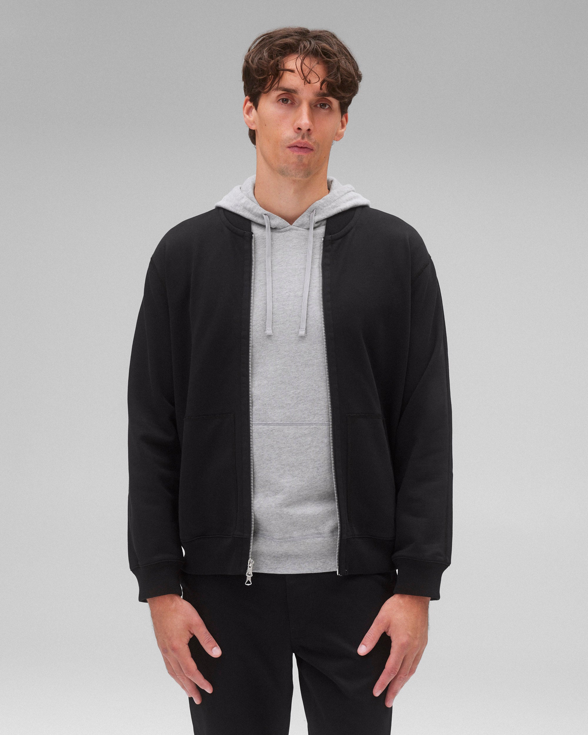 Midweight Terry Full Zip Bomber - Original