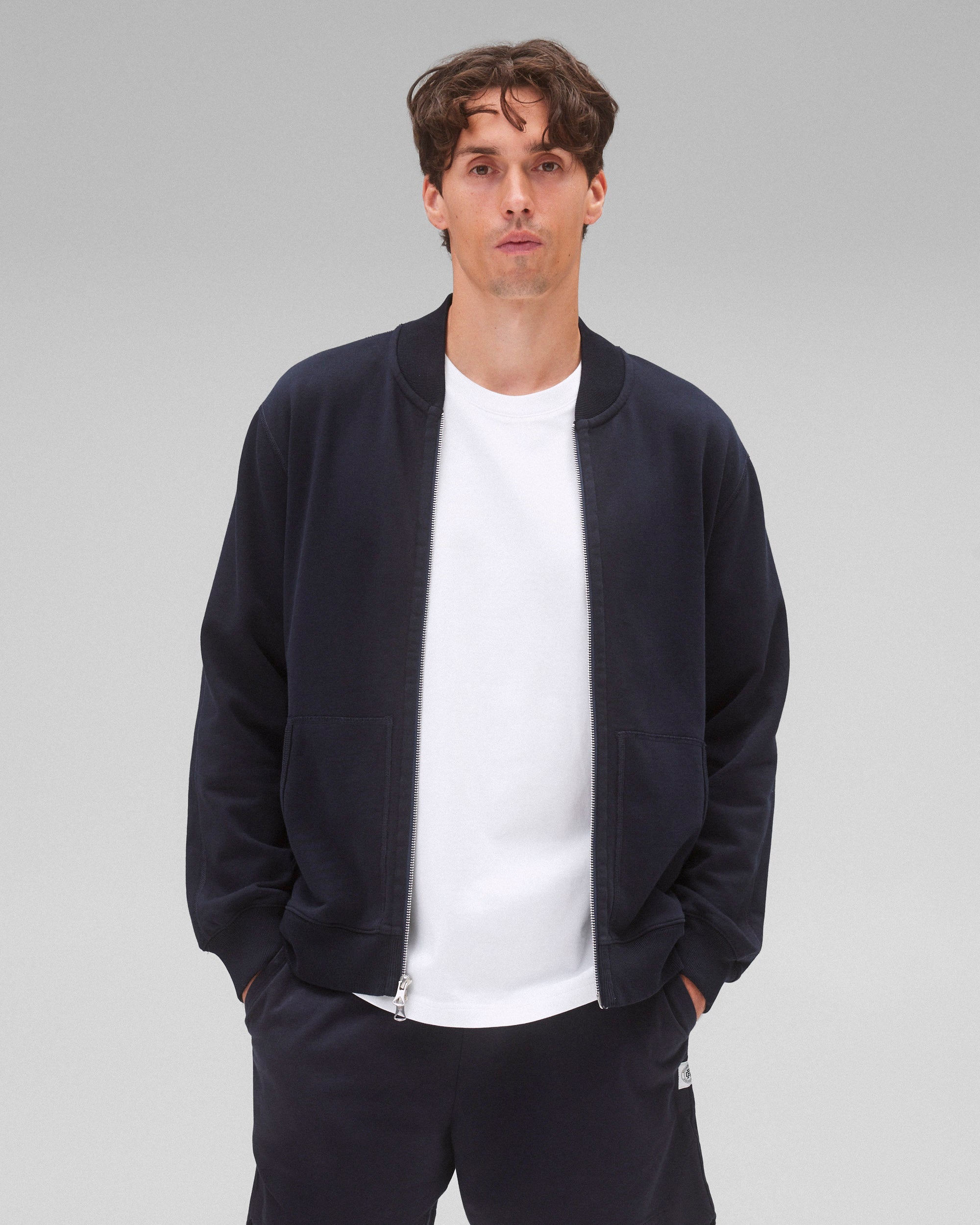 Midweight Terry Full Zip Bomber - Original