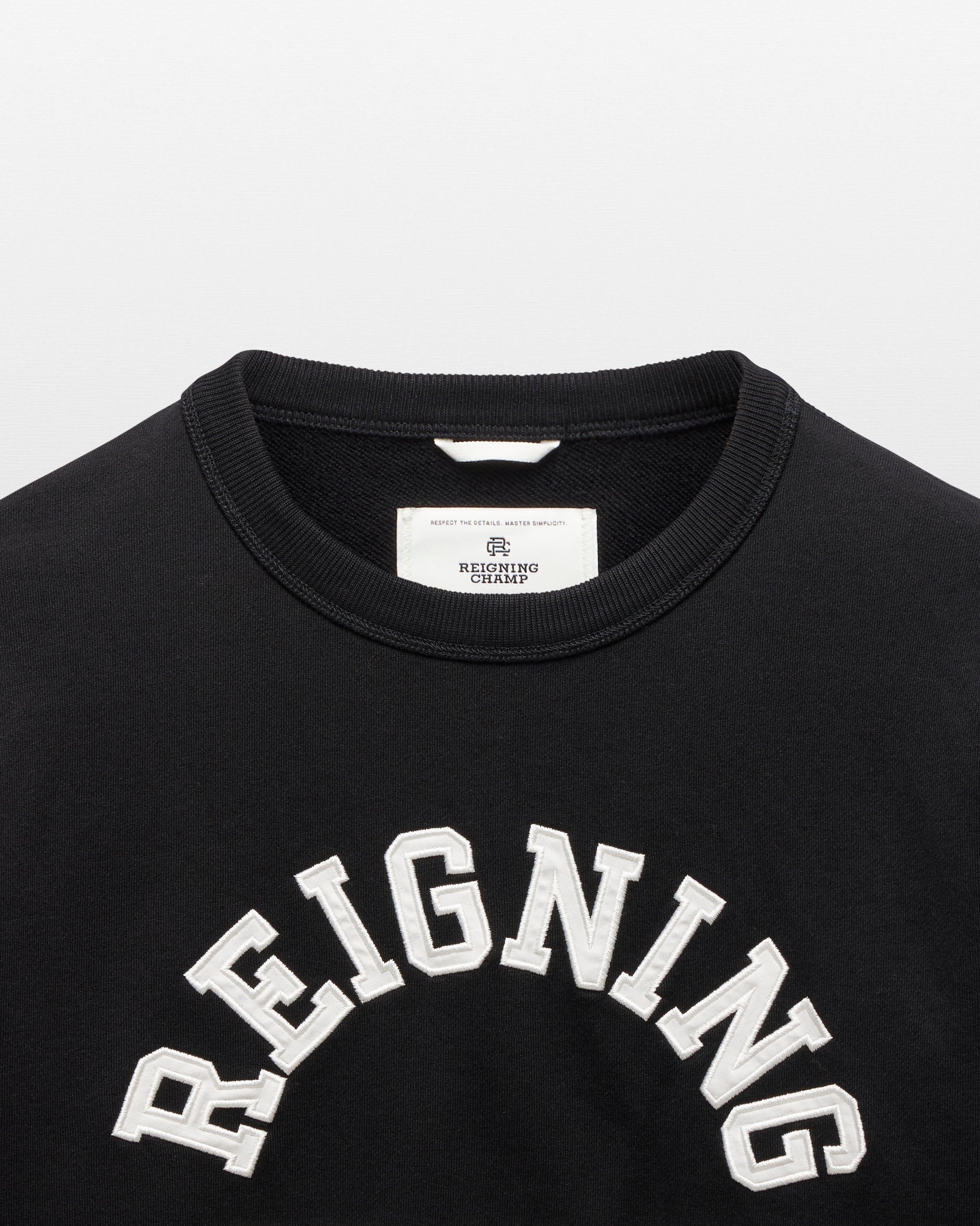 Midweight Terry Arch Logo Crewneck