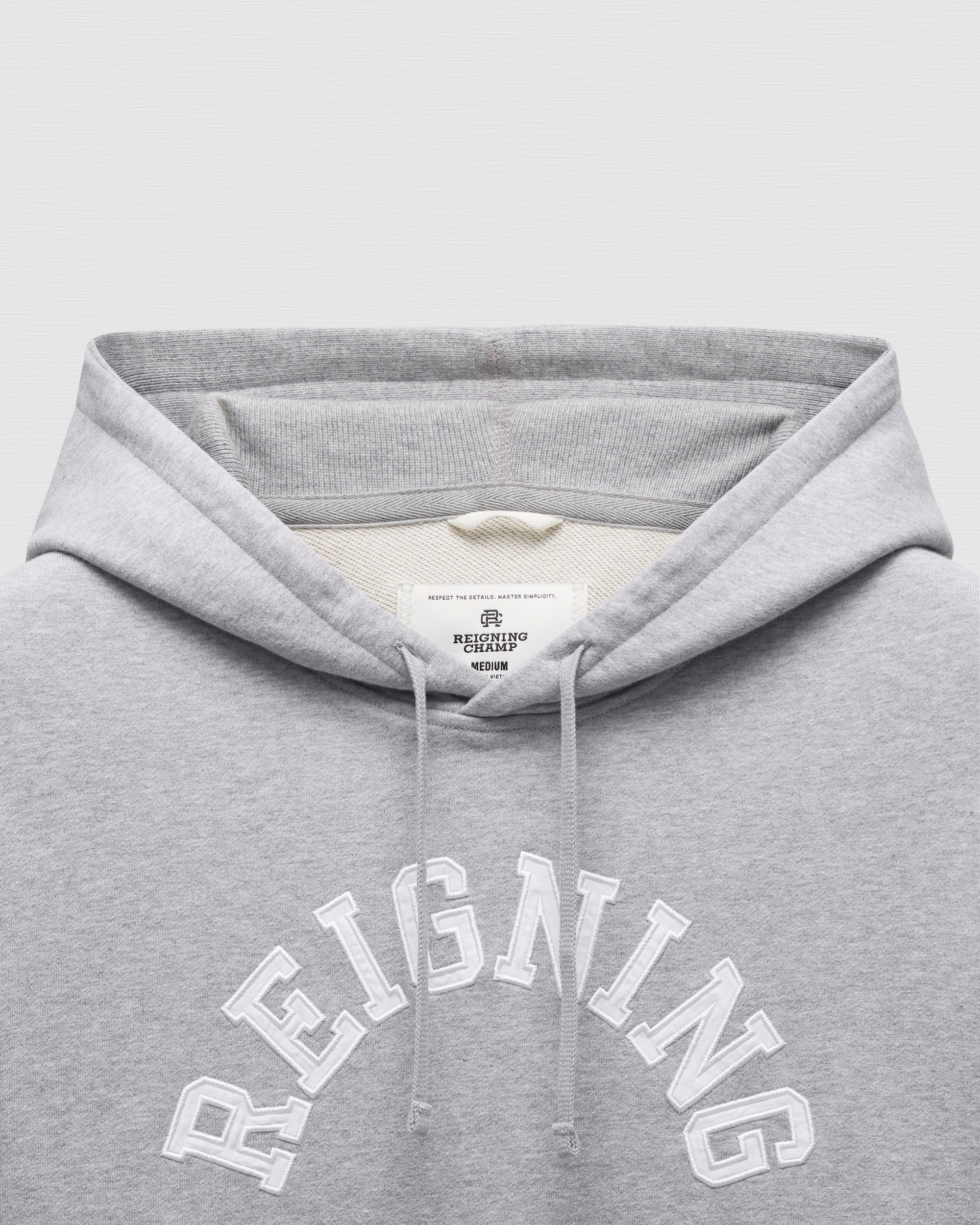 Midweight Terry Arch Logo Hoodie