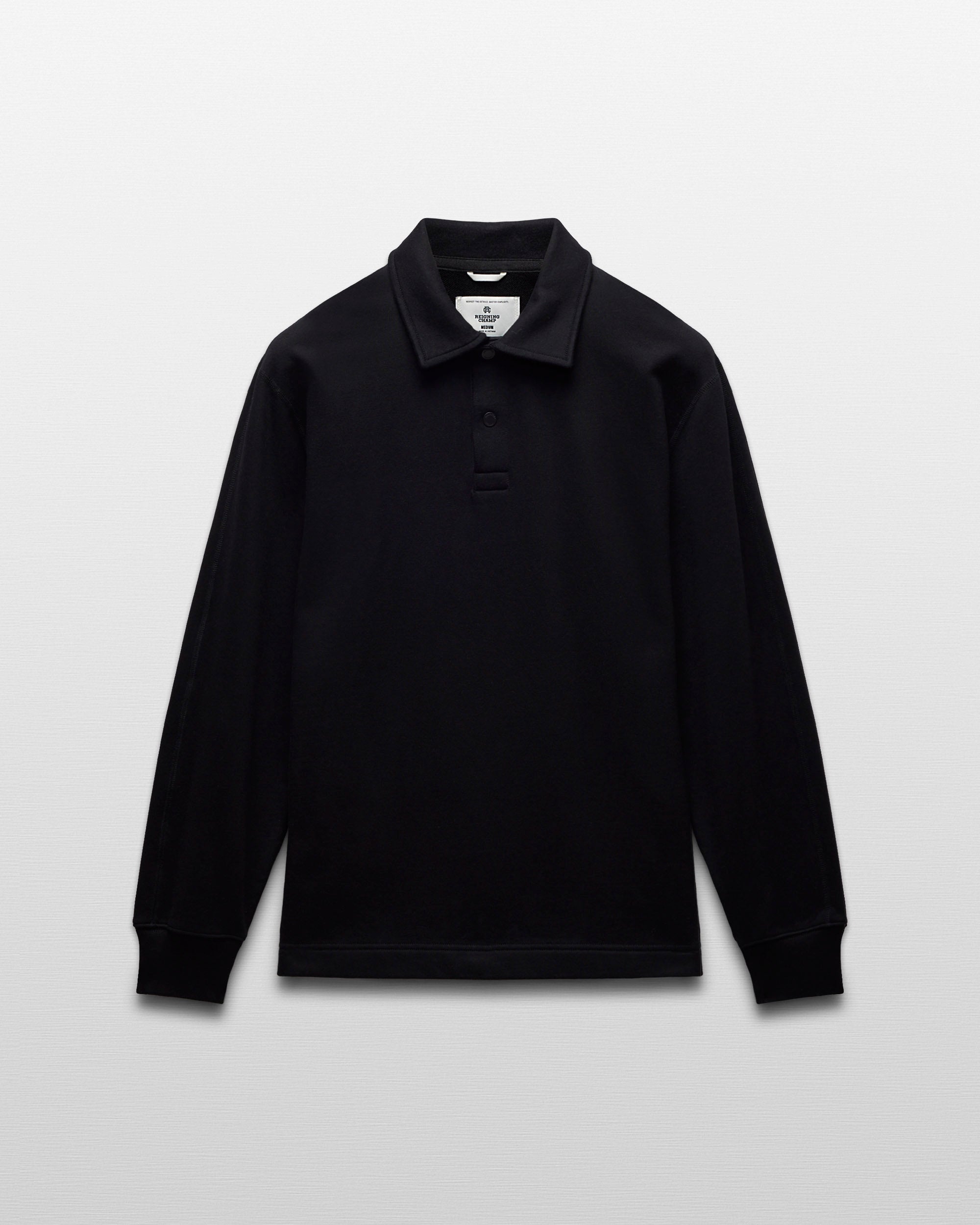 Midweight Terry Rugby Sweatshirt