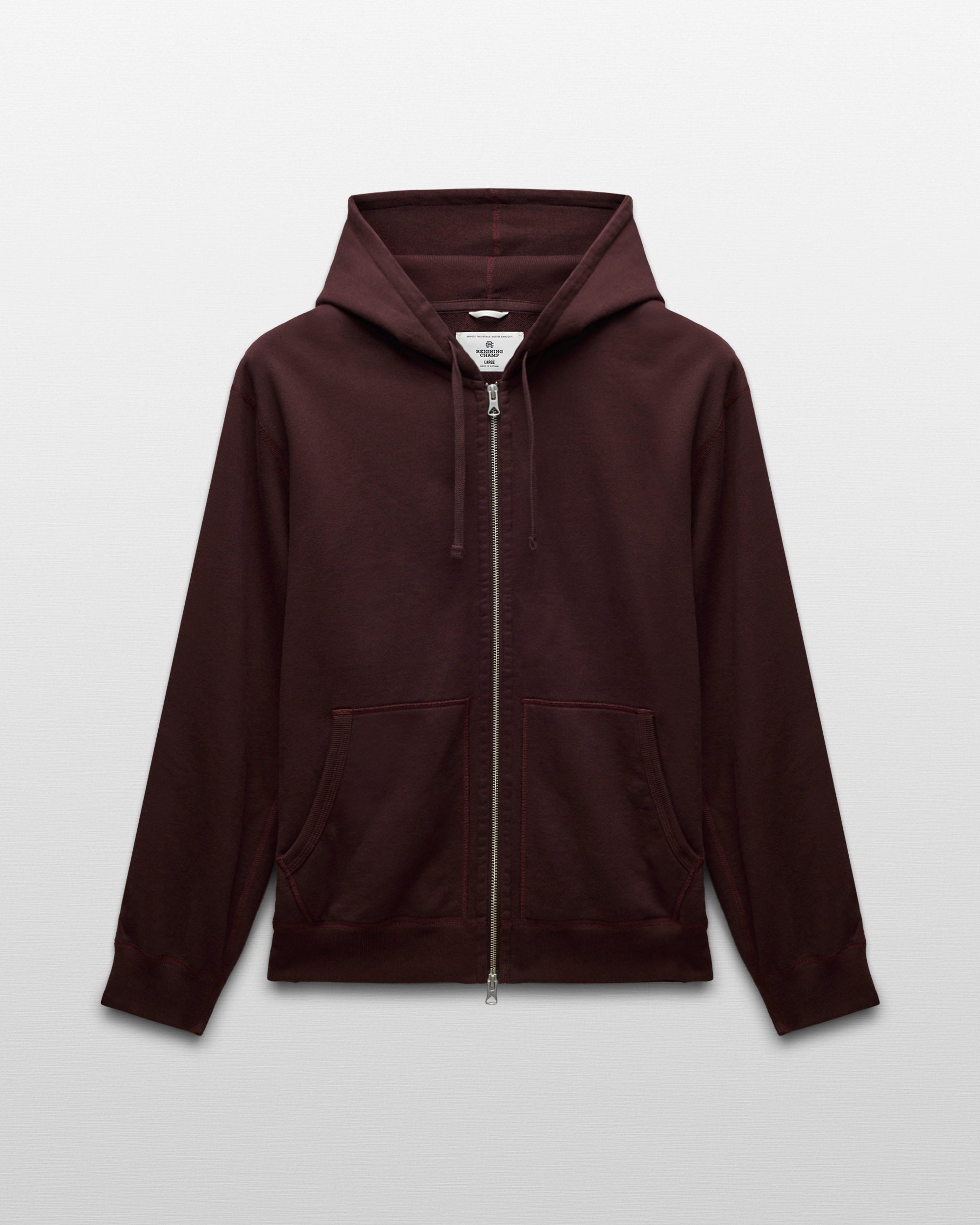 Midweight Terry Standard Zip Hoodie