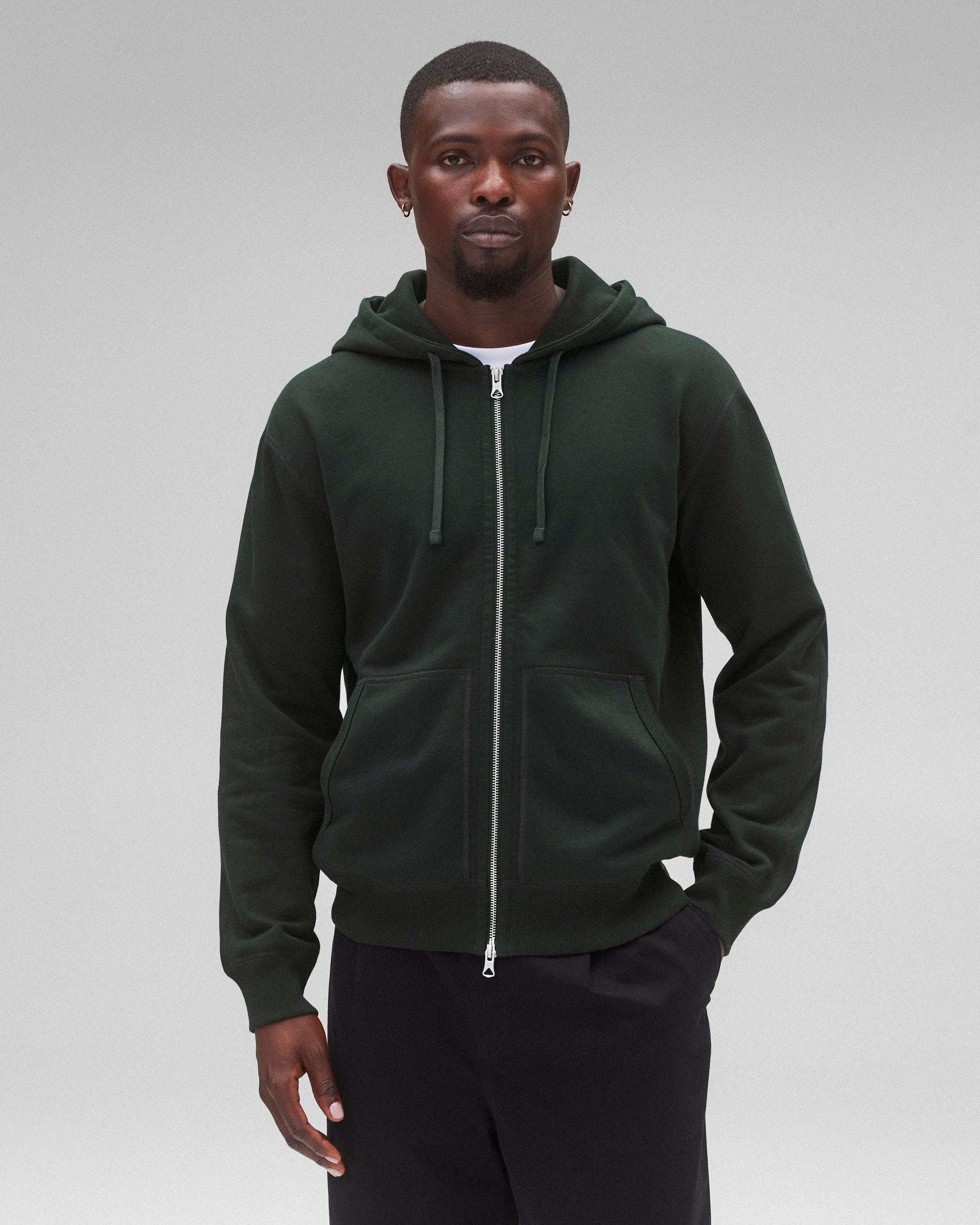 Midweight Terry Standard Zip Hoodie