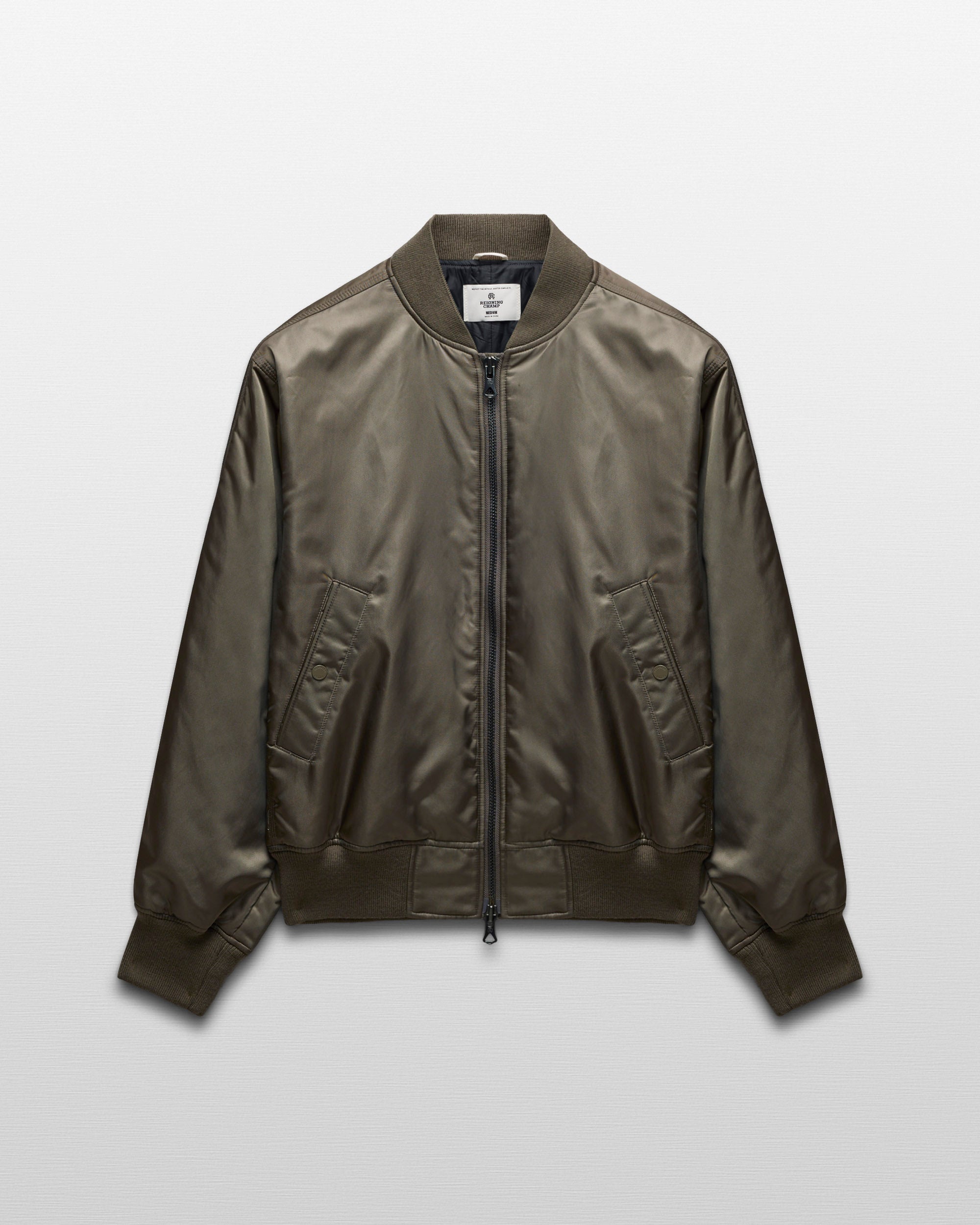 Nylon Twill Crew Jacket