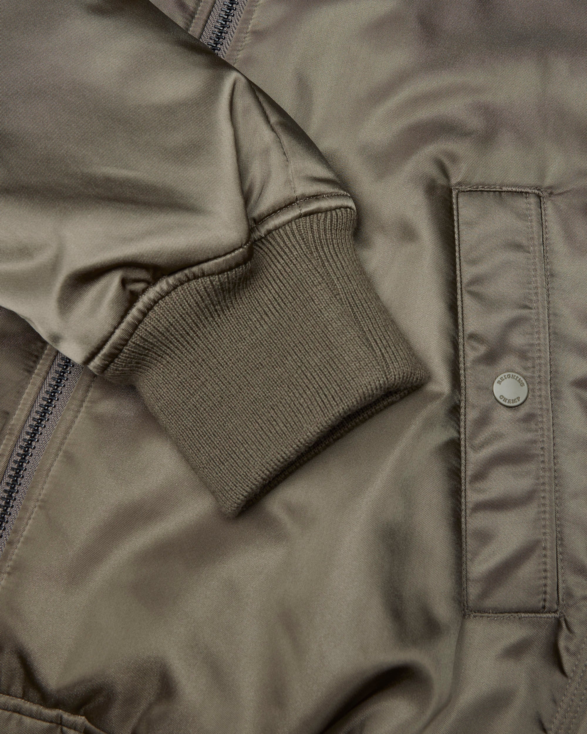 Nylon Twill Crew Jacket